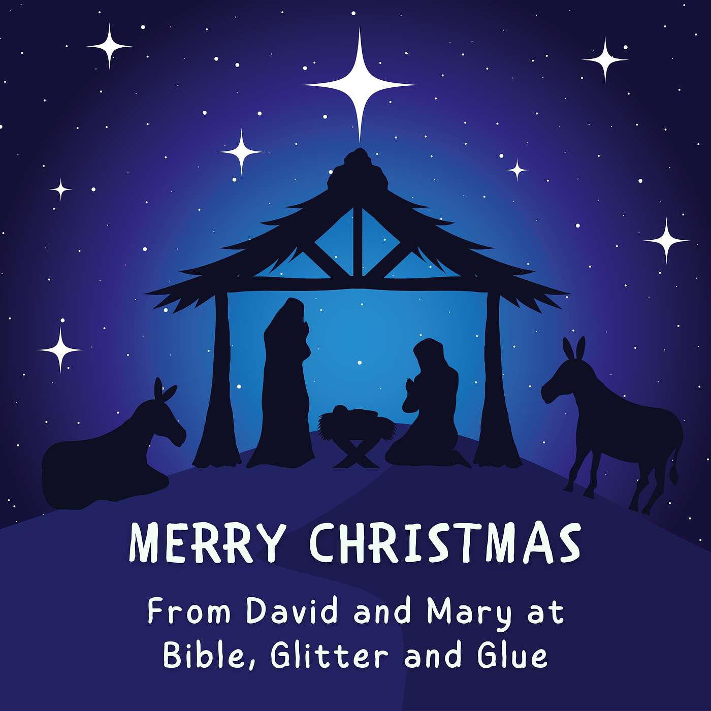 Bible, Glitter and Glue