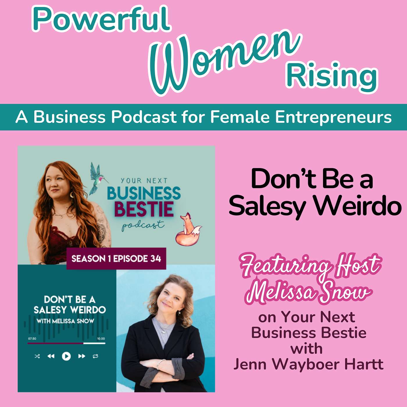 Don't Be a Salesy Weirdo (From the Your Next Business Bestie podcast w/Jenn Wayboer Hartt) Don't Be a Salesy Weirdo (From the Your Next Business Bestie podcast w/Jenn Wayboer Hartt)