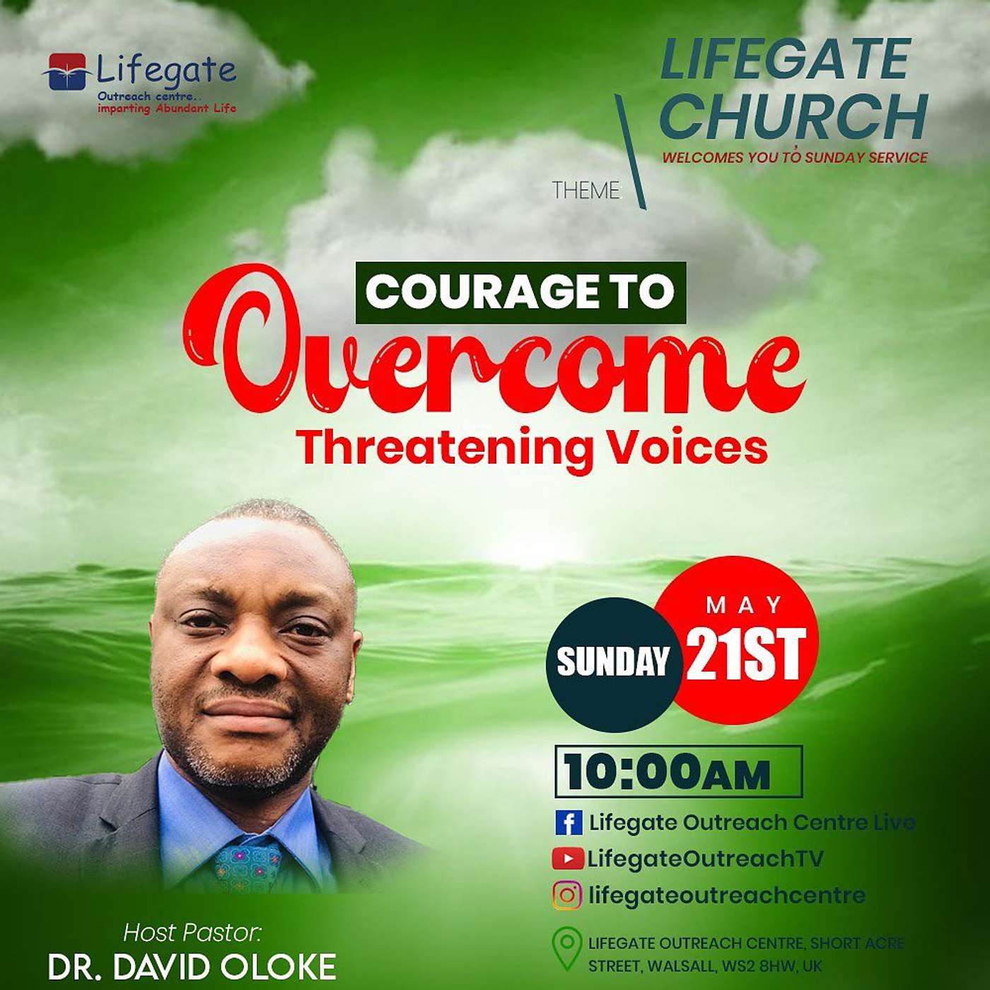 Courage to Overcome Threatening Voices - Lifegate Church - 21.5.23 episode artwork