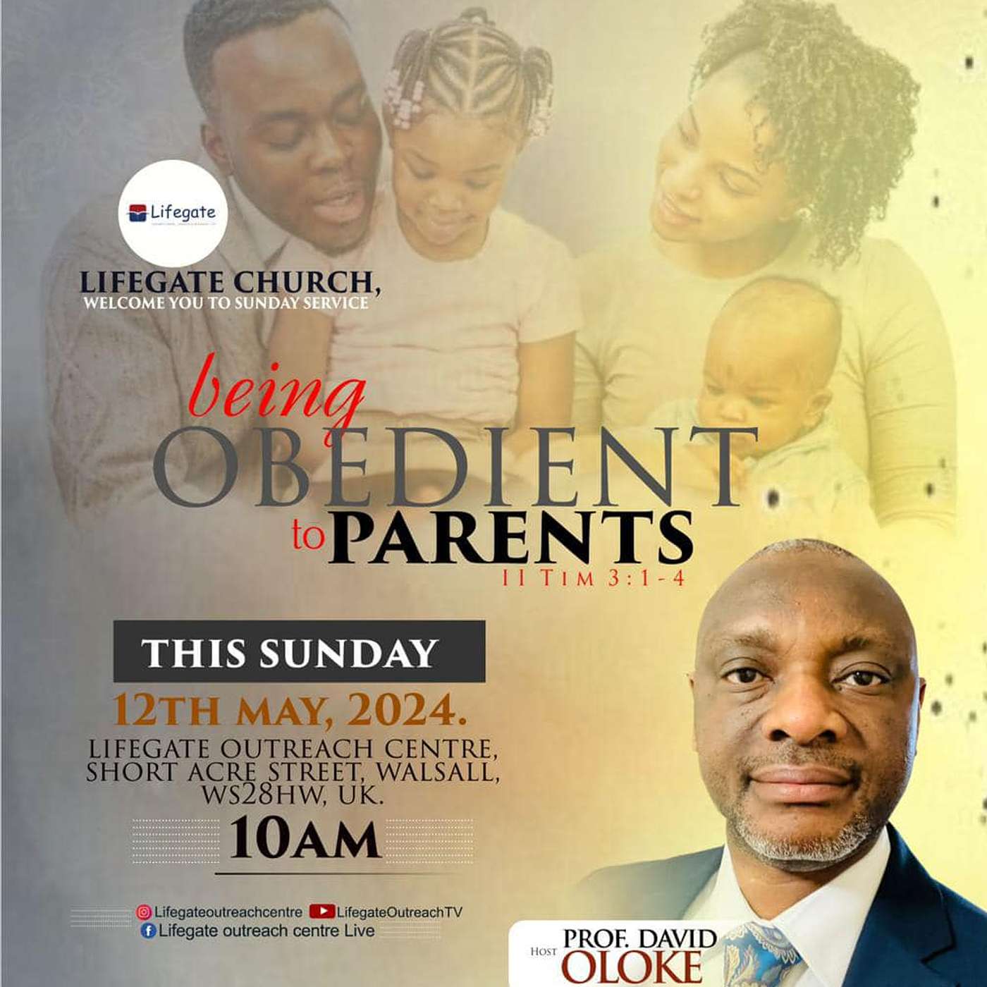 Being Obedient to Parents - Lifegate Church - 12.05.24 episode artwork