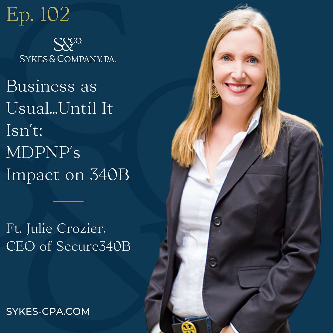 Business As Usual...Until It Isn't: MDPNP's Impact on 340B with Julie Crozier, CEO of Secure340B