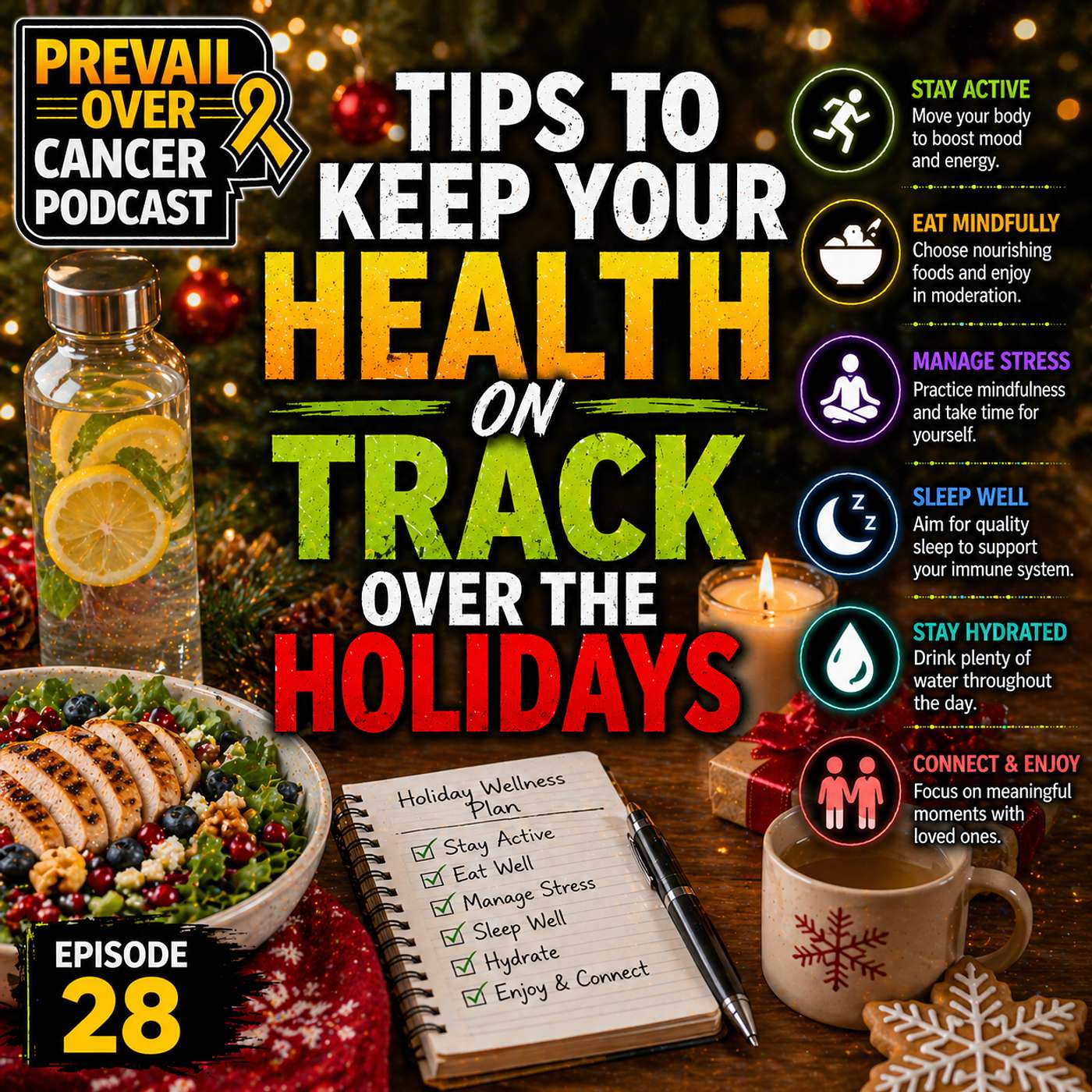 Tips To Keep Your Health On Track Over The Holidays episode artwork