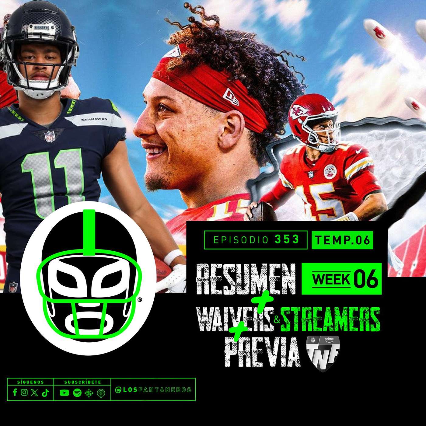 El resumen de la NFL  Semana 6 + Waivers y Streamers + Previa TNF El resumen de la NFL  Semana 6 + Waivers y Streamers + Previa TNF