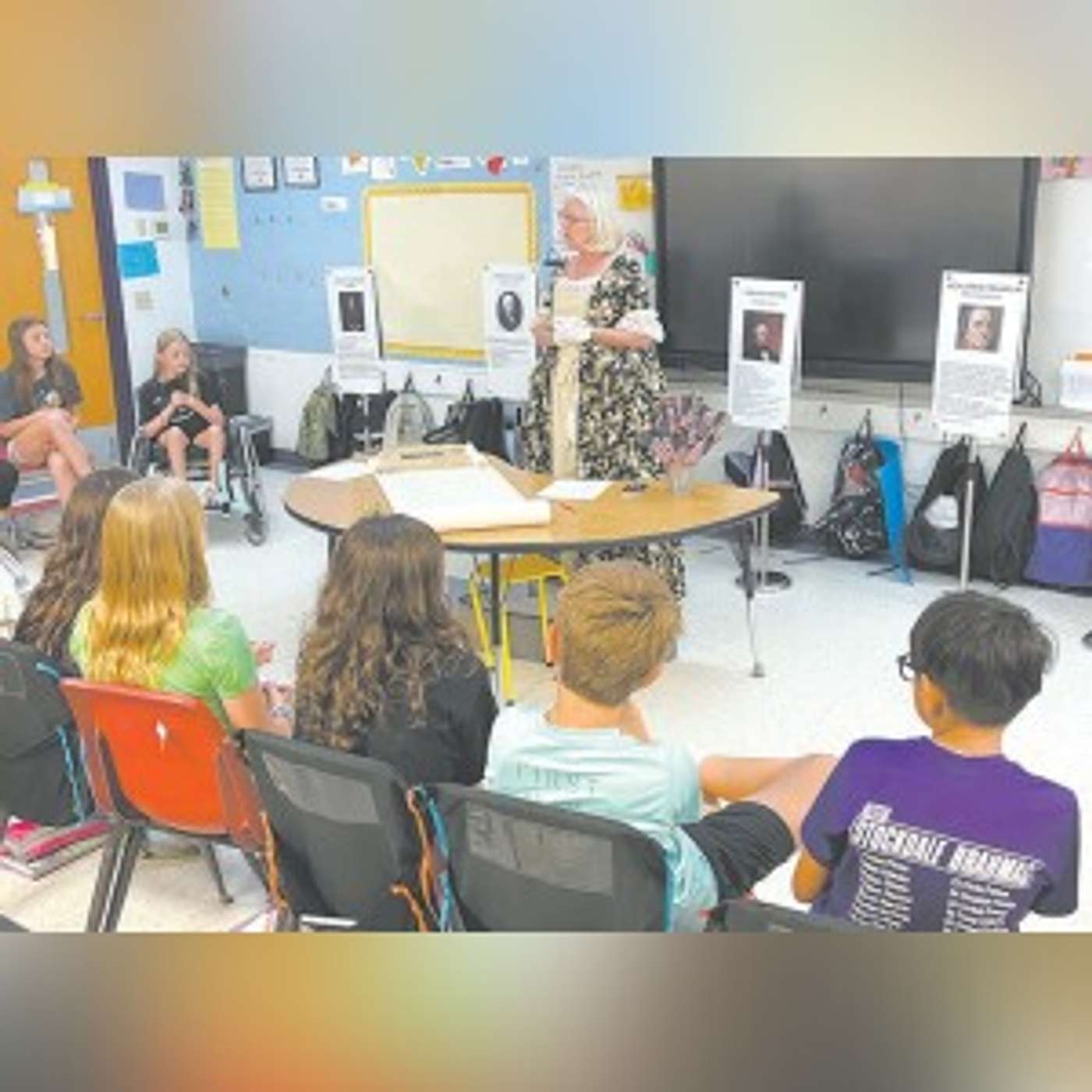 DAR Susanna Dickinson Chapter shares U.S. history in Stockdale episode artwork