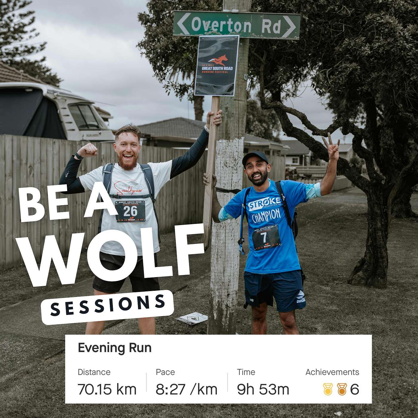 #74 - Perceived limits? - Great South Road Running Festival 2023 | Guest: Zach | Be A Wolf - Sesions