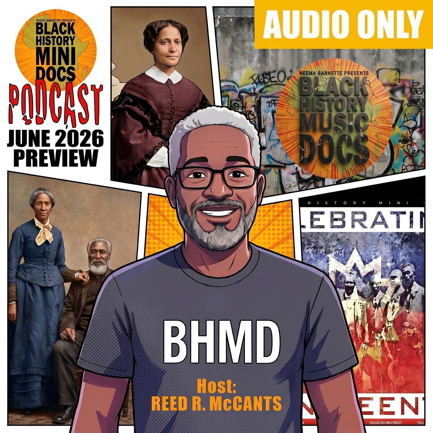 🎧 BLACK HISTORY MINI DOCS Podcast | June 2026 Preview | 606 Episode | AUDIO ONLY ▶️ episode artwork