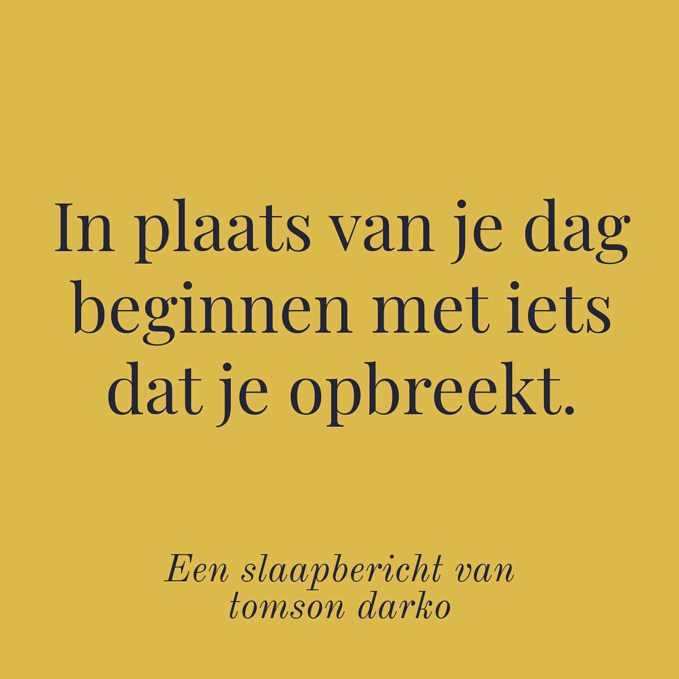 In slaap vallen met melancholie van Tomson Darko
