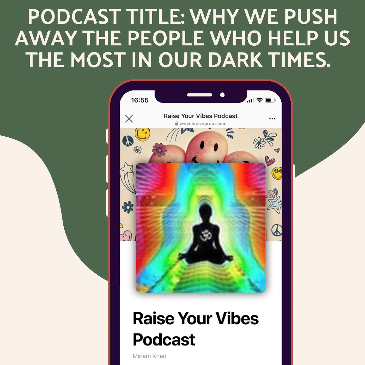 Podcast Title: Why we push away the people we need the most in our dark times. episode artwork