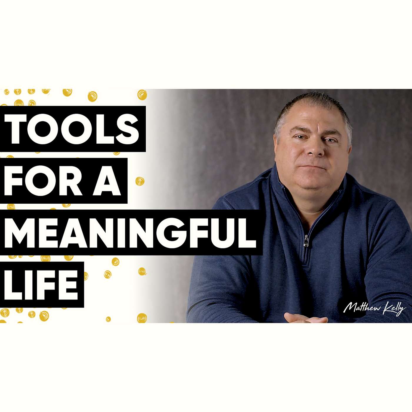 Spirituality Provides Tools for a Meaningful Life - Holy Moments Quote of the Day - Matthew Kelly