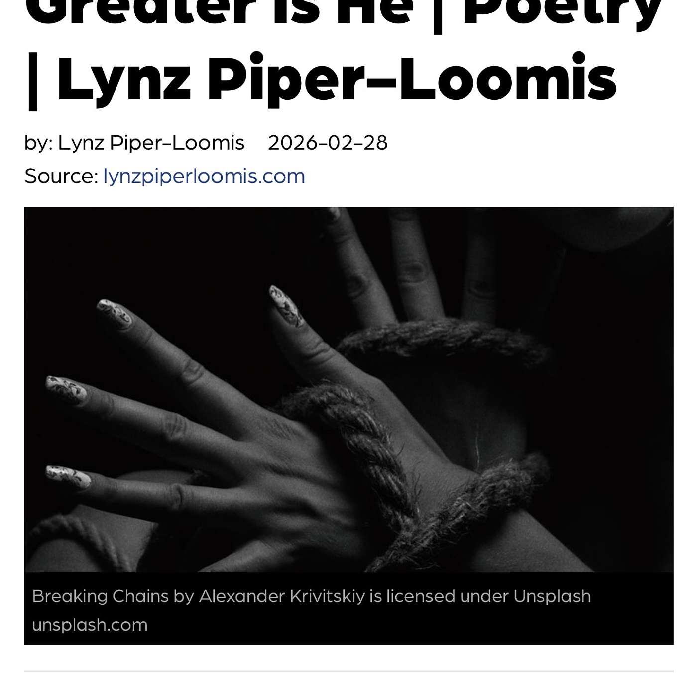 Silence is a predator’s best friend — and we’re done being silent. | Lynz Piper-Loomis Silence is a predator’s best friend — and we’re done being silent. | Lynz Piper-Loomis