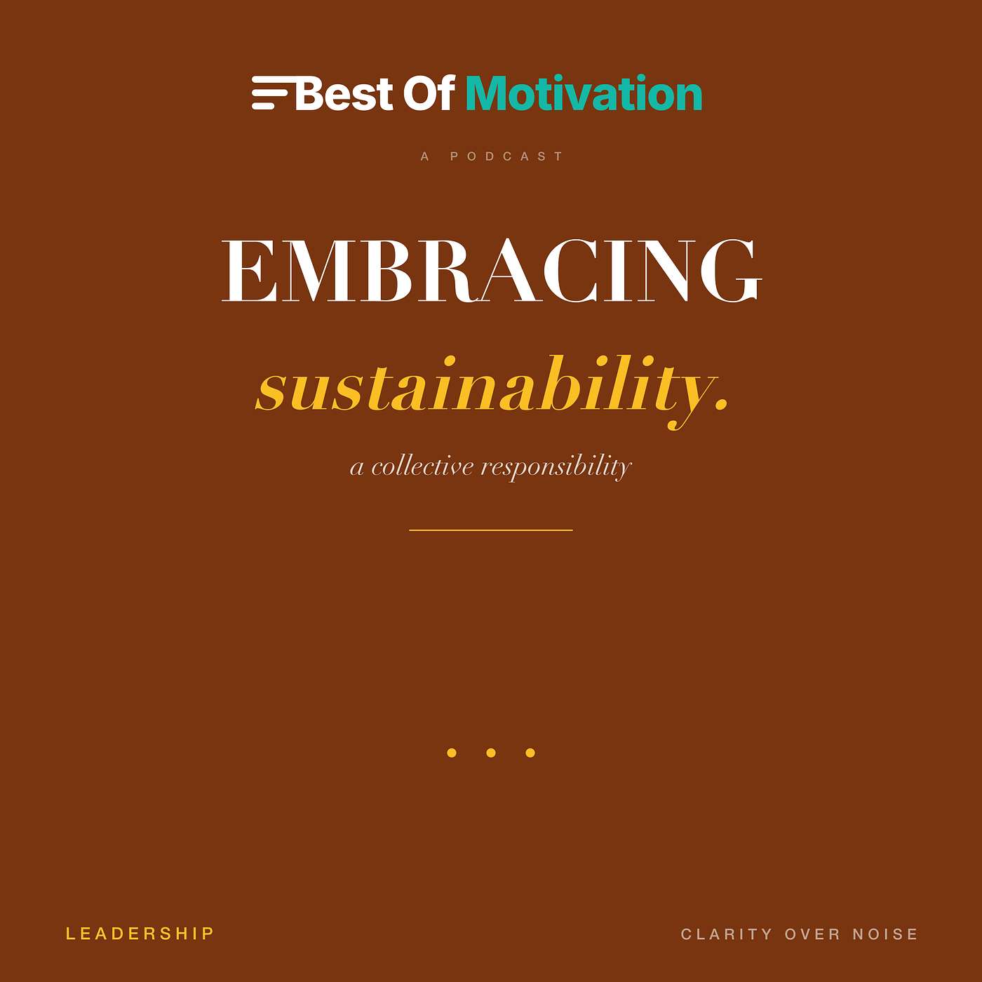 Embracing Sustainability: A Collective Responsibility