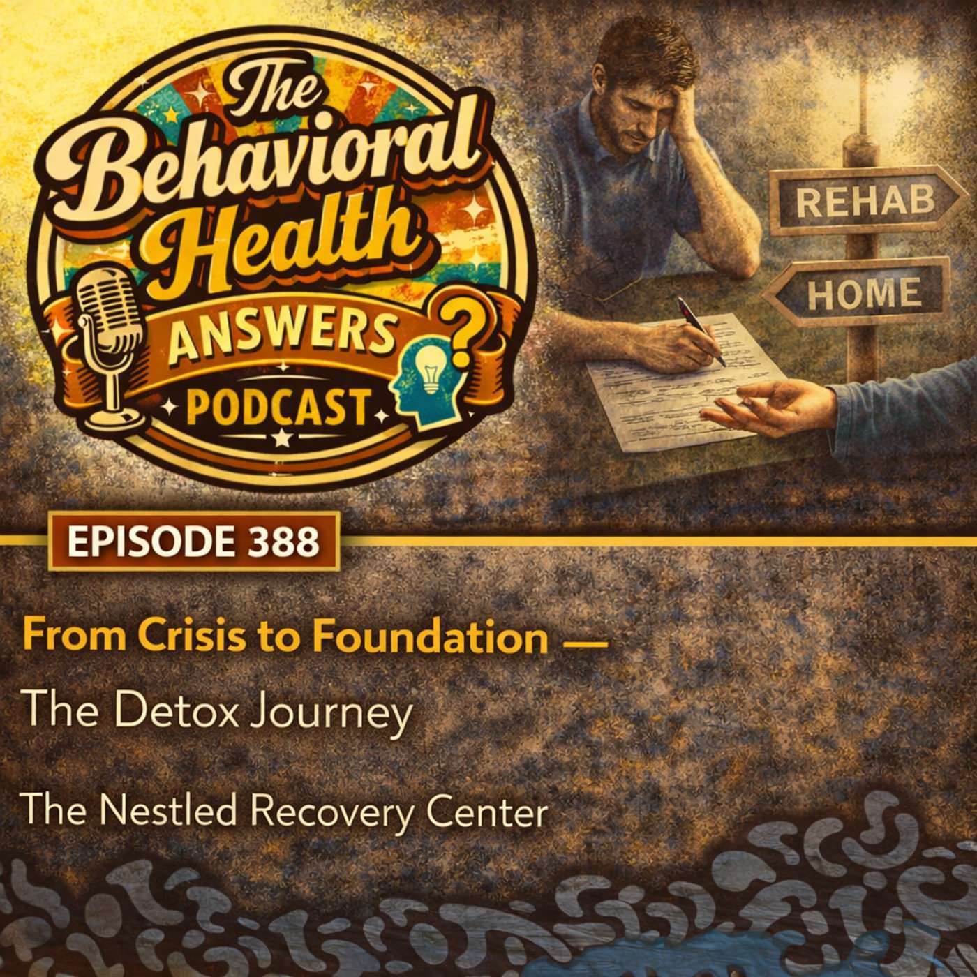 Episode 388: From Crisis to Foundation - The Detox Journey | The Nestled Recovery Center episode artwork