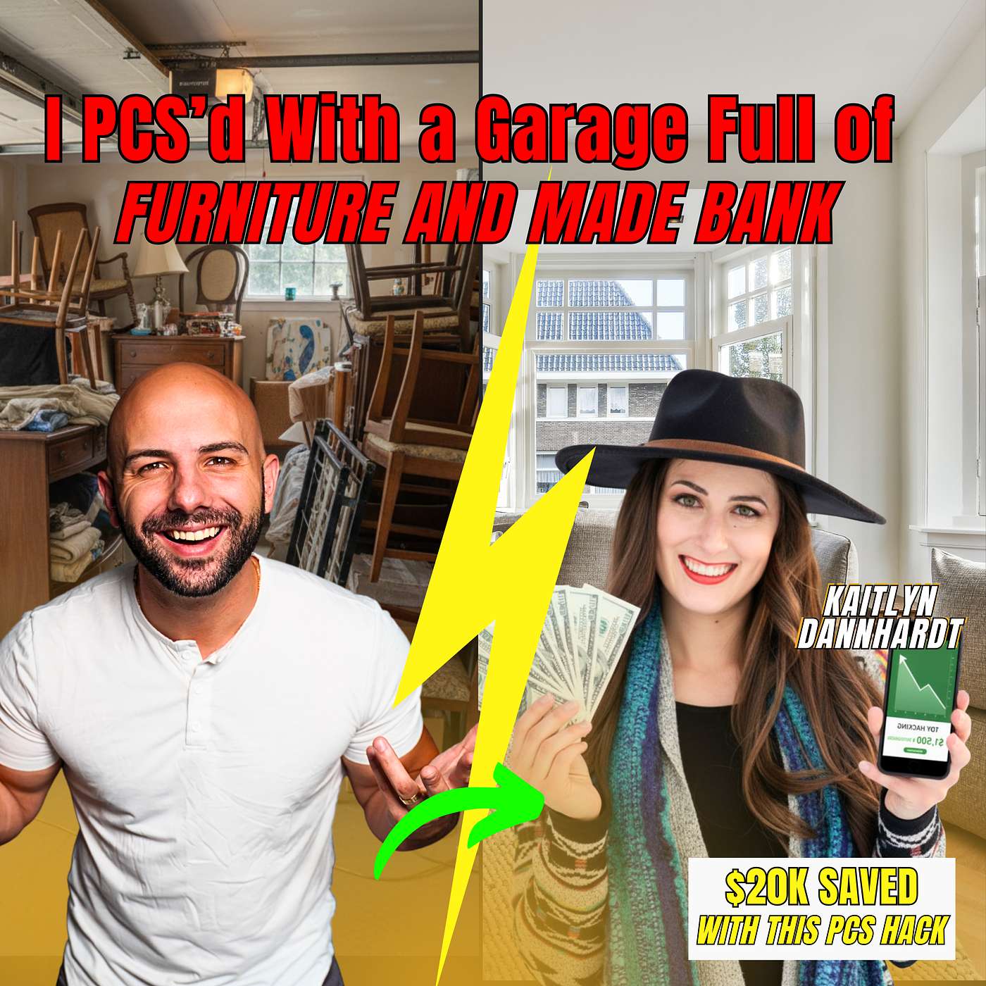 From Broke Military Spouse to Airbnb Empire: $20K Saved With PCS Hack - Kaitlyn Dannhardt | Ep 378