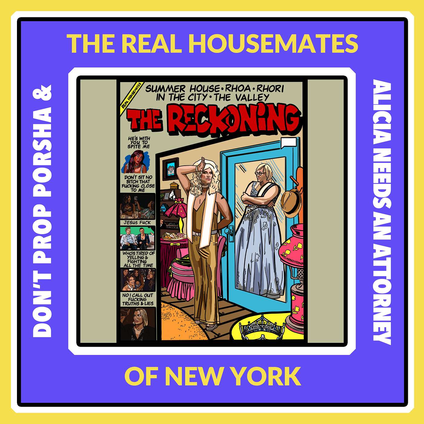 "Don't Prop Porsha & Get Alicia an Attorney" SUMMER HOUSE S10 REUNION PART 1, IN THE CITY S01 E02, RHOA S17 E08, RHORI S01 E09, THE VALLEY S03 E08 episode artwork