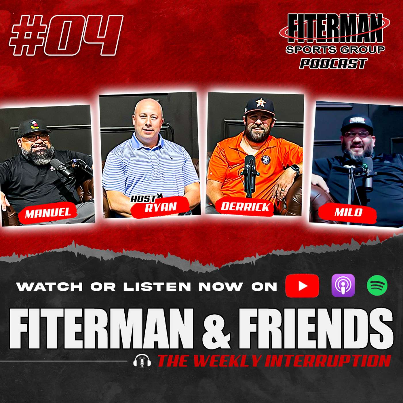 Hulk Hogan, Hakeem Olajuwon & more on Fiterman & Friends | The Weekly Interruption 🔥 EP. 04 episode artwork