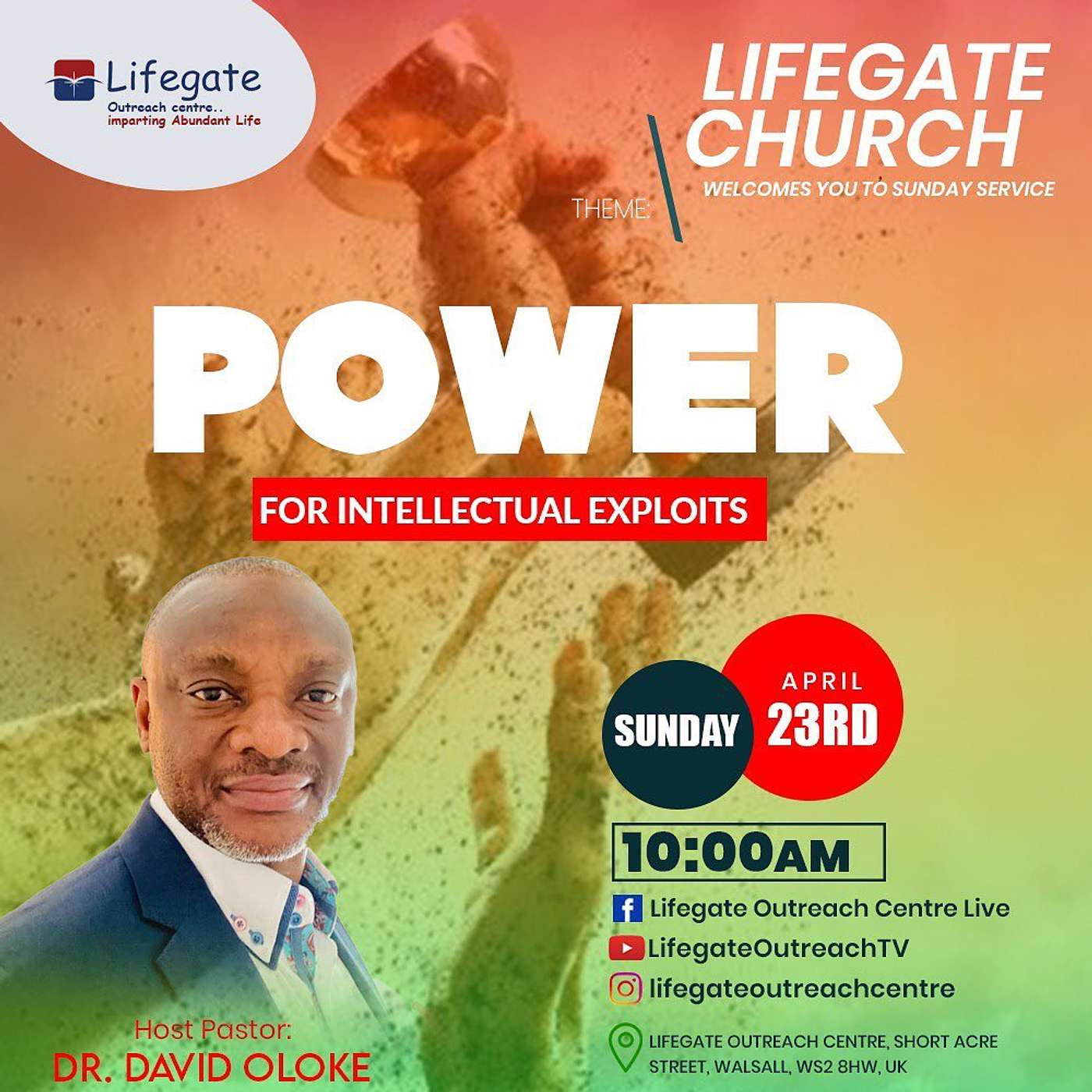 Power for Intellectual Exploits - Lifegate Church - 23.4.23 episode artwork