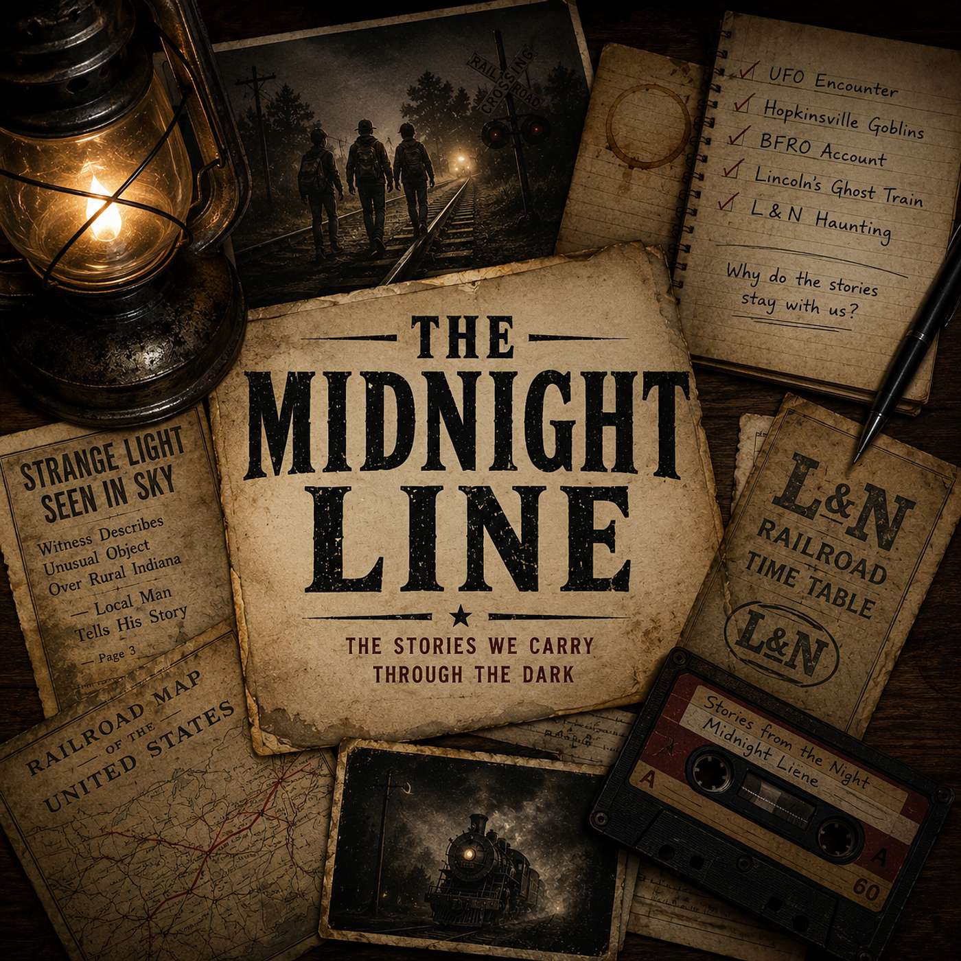 Ep. 58 | The Midnight Line | Ghost Trains, Bigfoot, UFOs & Strange America episode artwork