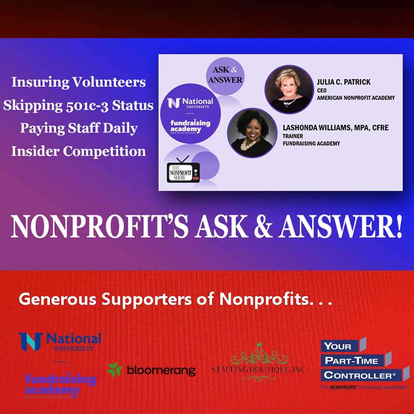 Nonprofit's Ask And Answered!