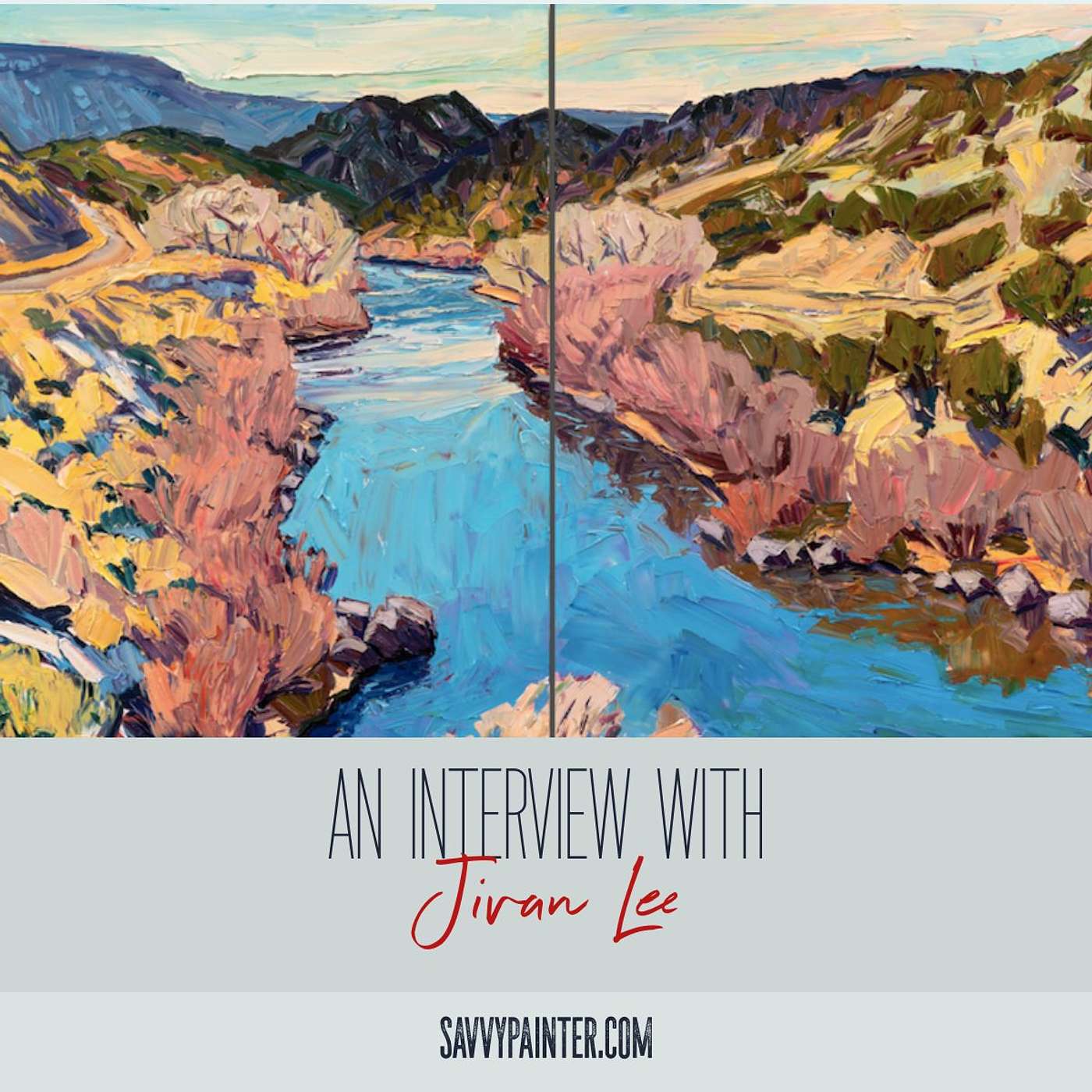 Savvy Painter Podcast with Antrese Wood - Exploring Large Scale Paintings: An Interview with Artist, Jivan Lee