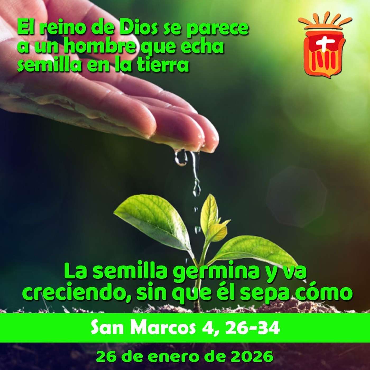 2026-01-26 San Marcos 4, 26-34: Lunes III Ordinario