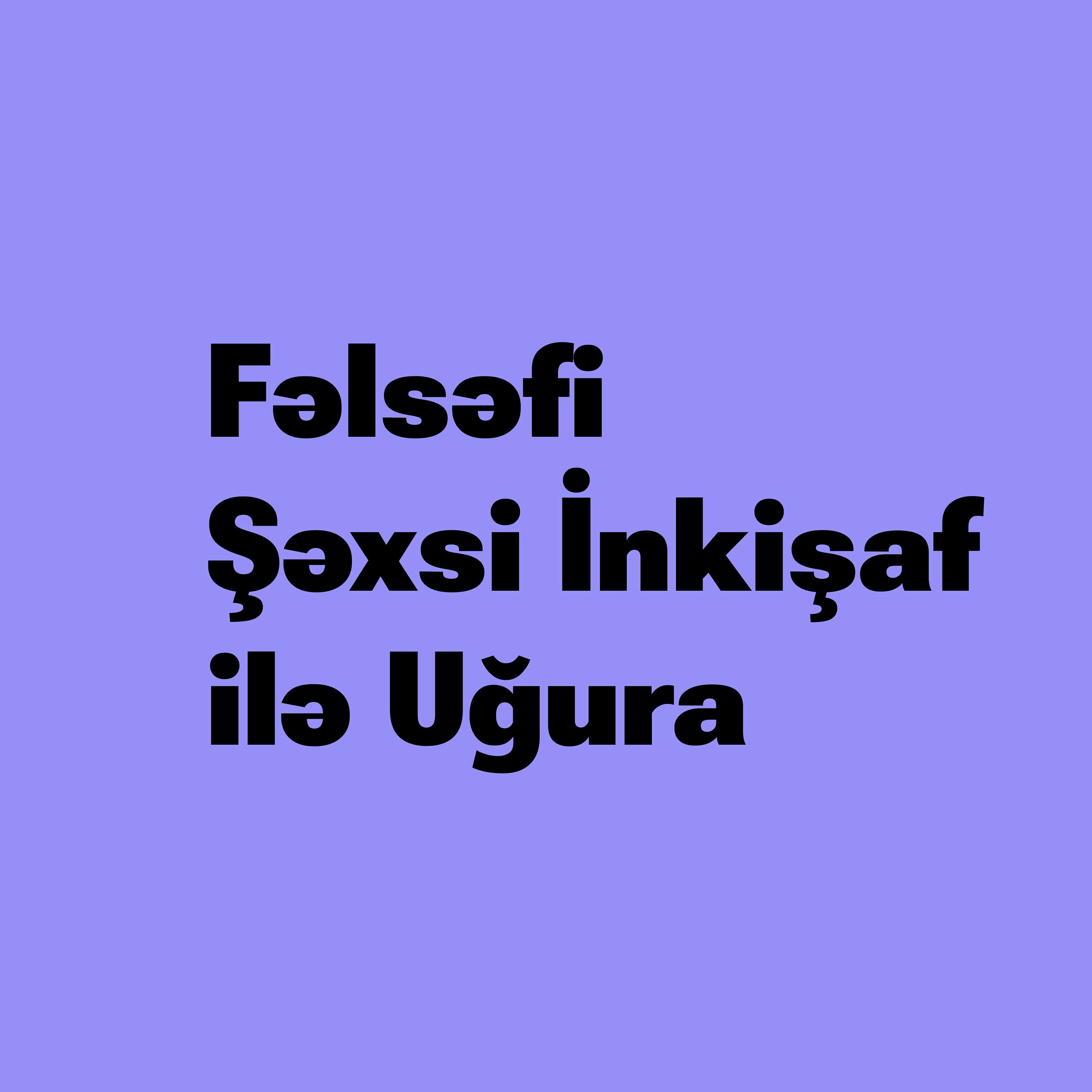 Fəlsəfi şəxsi inkişaf ilə Uğura
