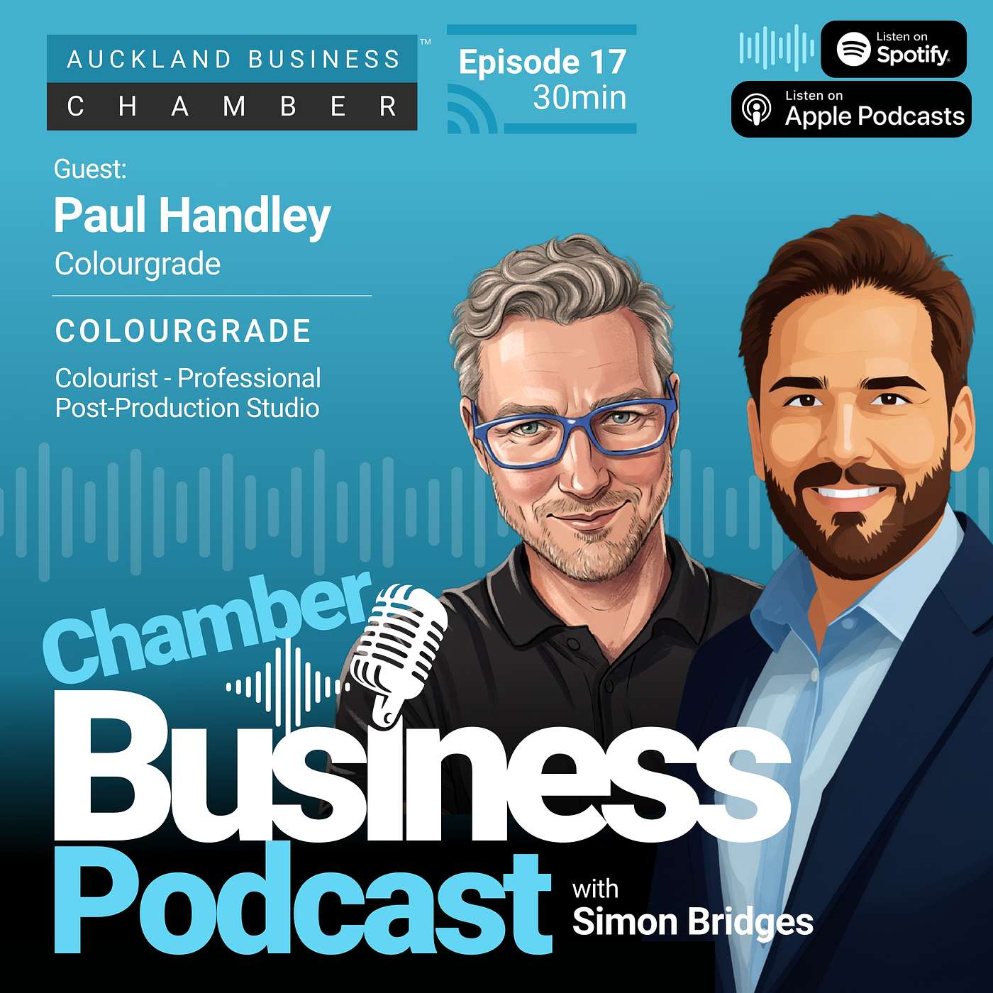 How something as personal as colour perception actually follows a global scientific standard - Episode 17 of Chamber Business Podcast with Paul Handley of Colourgrade episode artwork