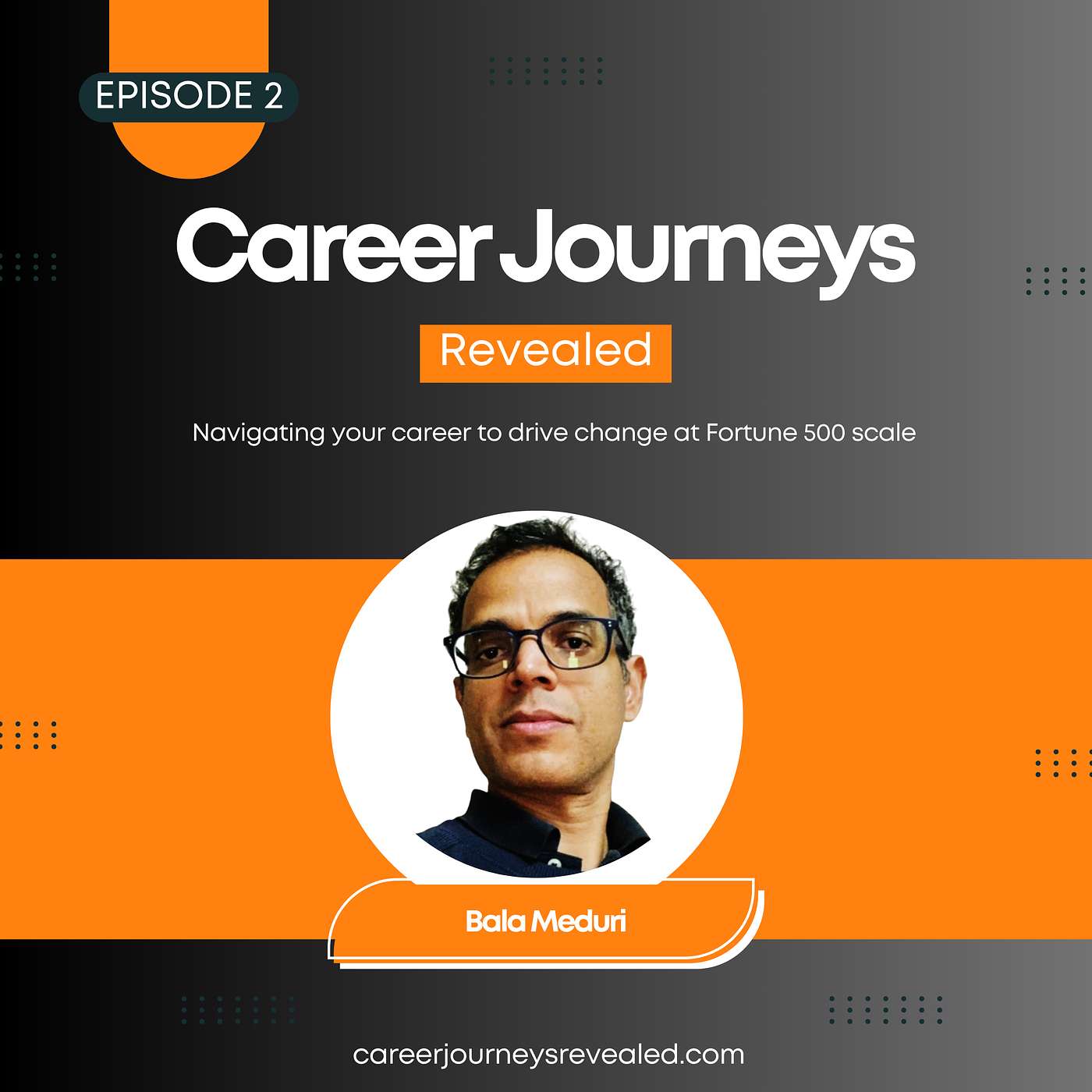 Ep. 2 - Navigating Your Career to Drive Change at Fortune 500 Scale With Bala Meduri Ep. 2 - Navigating Your Career to Drive Change at Fortune 500 Scale With Bala Meduri