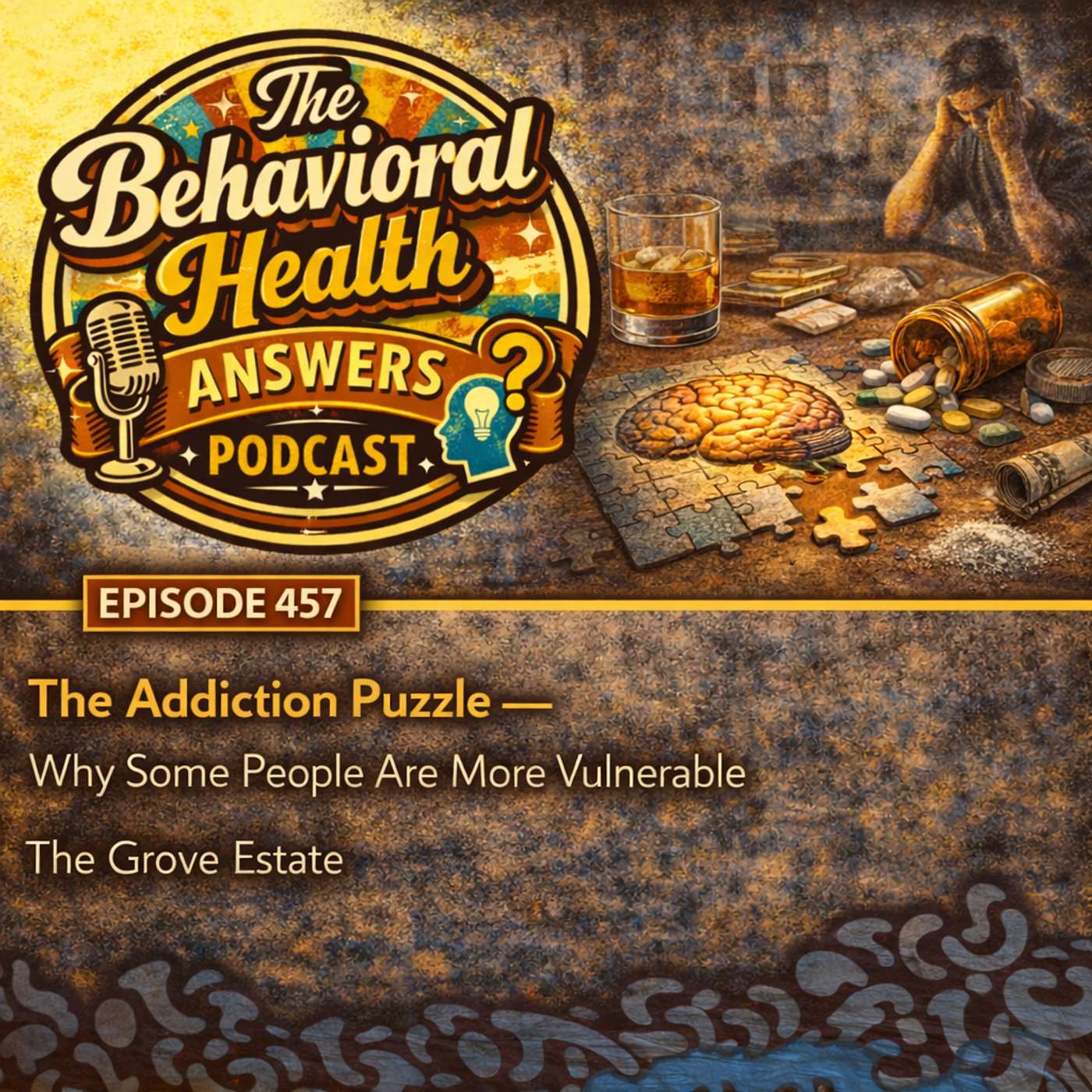 Episode 457: The Addiction Puzzle - Why Some People Are More Vulnerable | The Grove Estate episode artwork