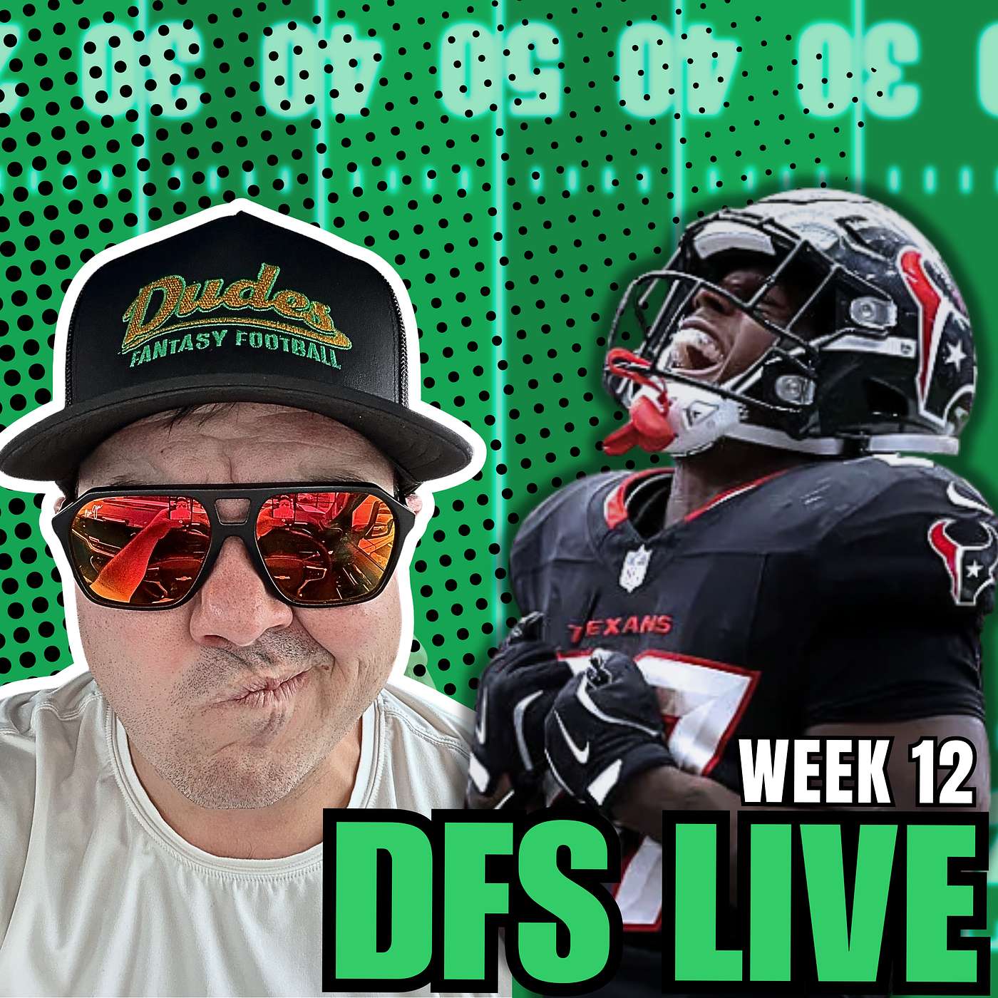 LIVE NFL Week 12 Fantasy Football: Start/Sit Locks + DFS GEMS to Beat the Books | Lock In Now!