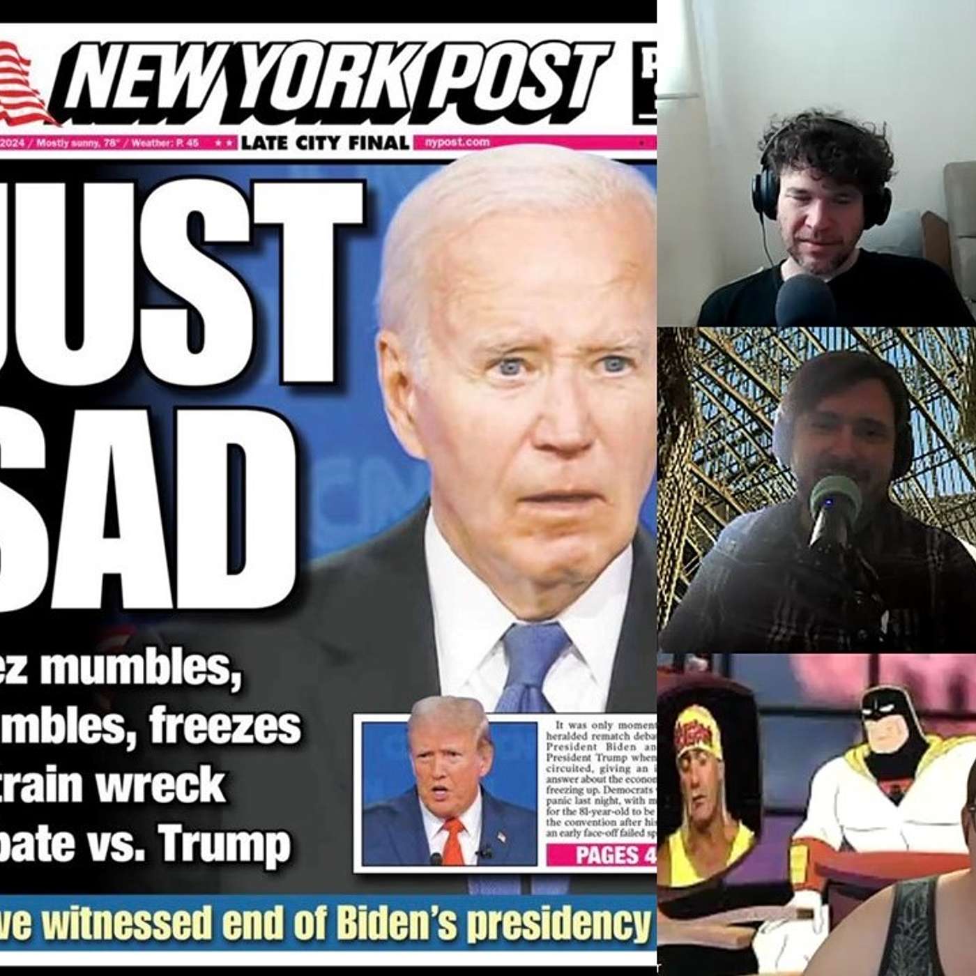 218 - Let's Get Ready to Mumble (and Lie): Presidential Debate Live Commentary feat. Jason Newland episode artwork