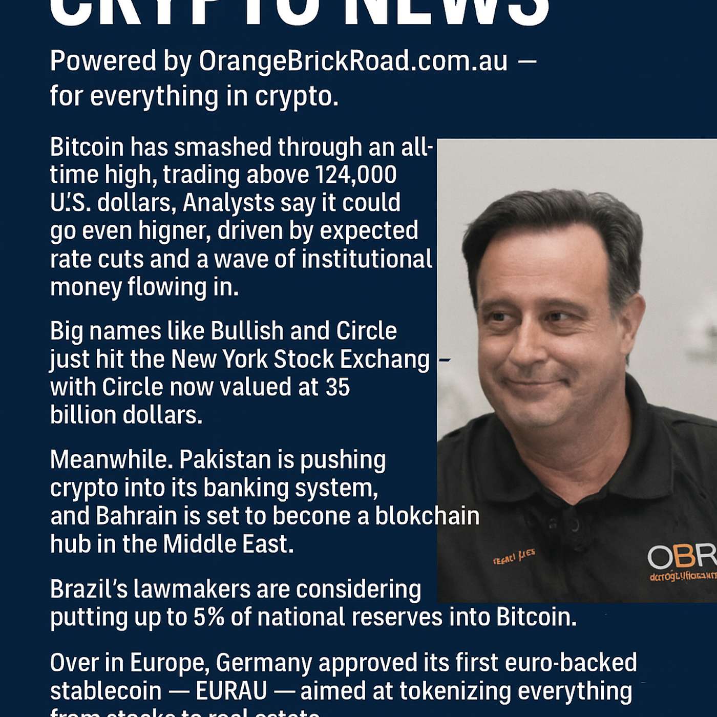 Bitcoin smashes a new all-time high, trading above $124,000 USD, with analysts predicting even more upside ahead.