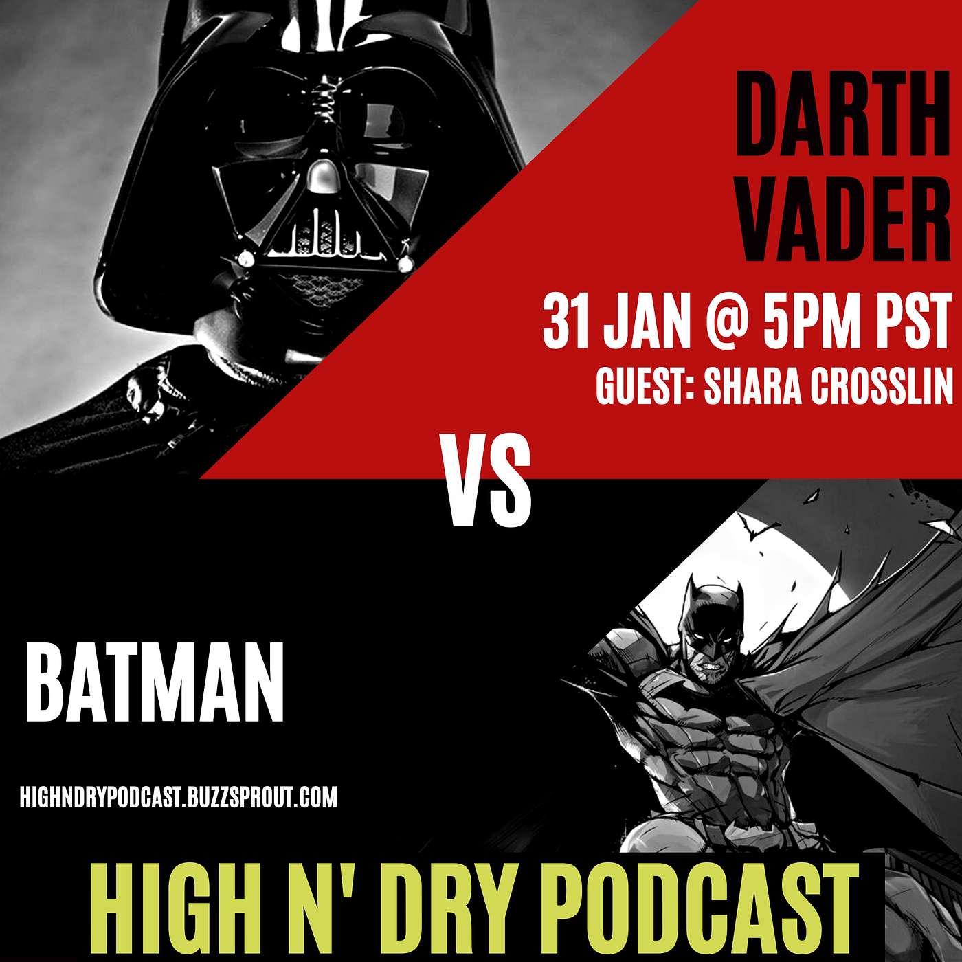 Episode 15. A Dying Spouse & Darth Vader vs. Batman (Feat. Shara Crosslin) (Run Part I) episode artwork