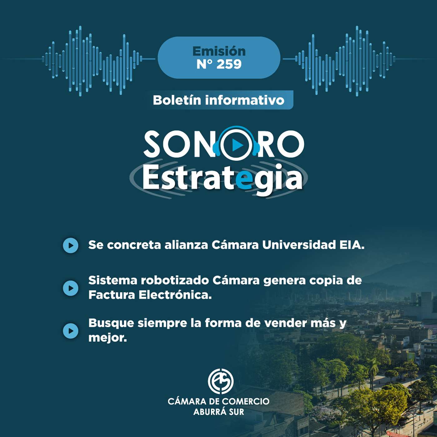 Boletín Sonoro Estrategia N°259 – Septiembre 1 de 2023 episode artwork