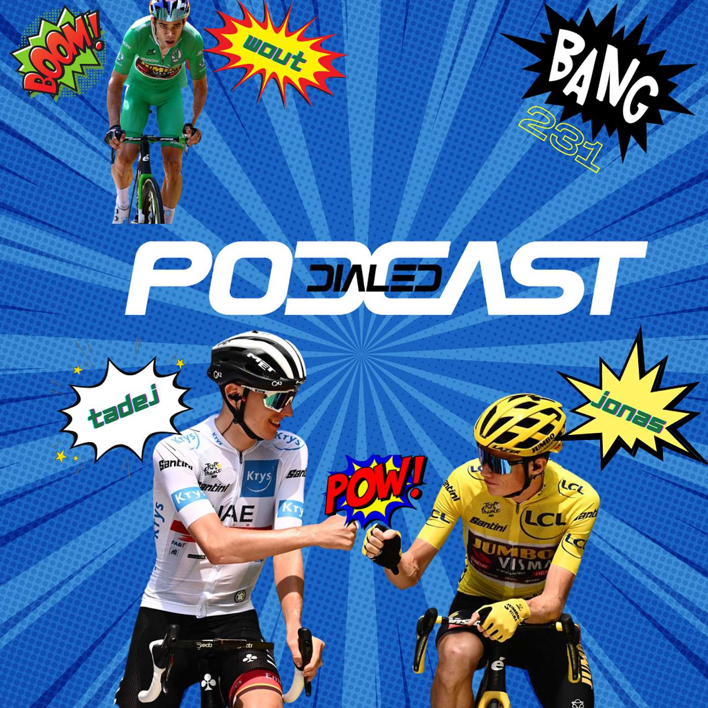 Dialed Podcast 231 - BONUS TdF episode! Live recording the end of Stage 18 episode artwork