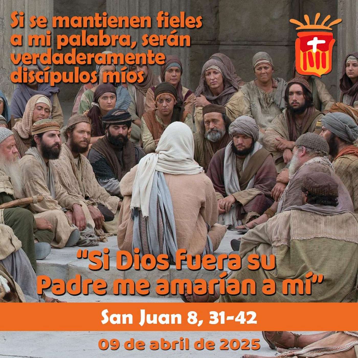 2025-04-09 San Juan 8, 31-42: Miércoles V Cuaresma