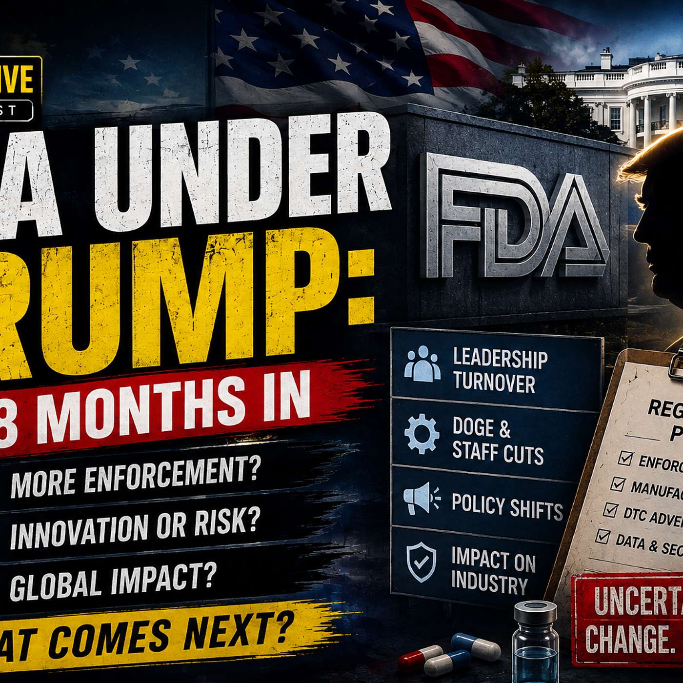 FDA Under Pressure: Enforcement, DOGE & Global Supply Chains episode artwork