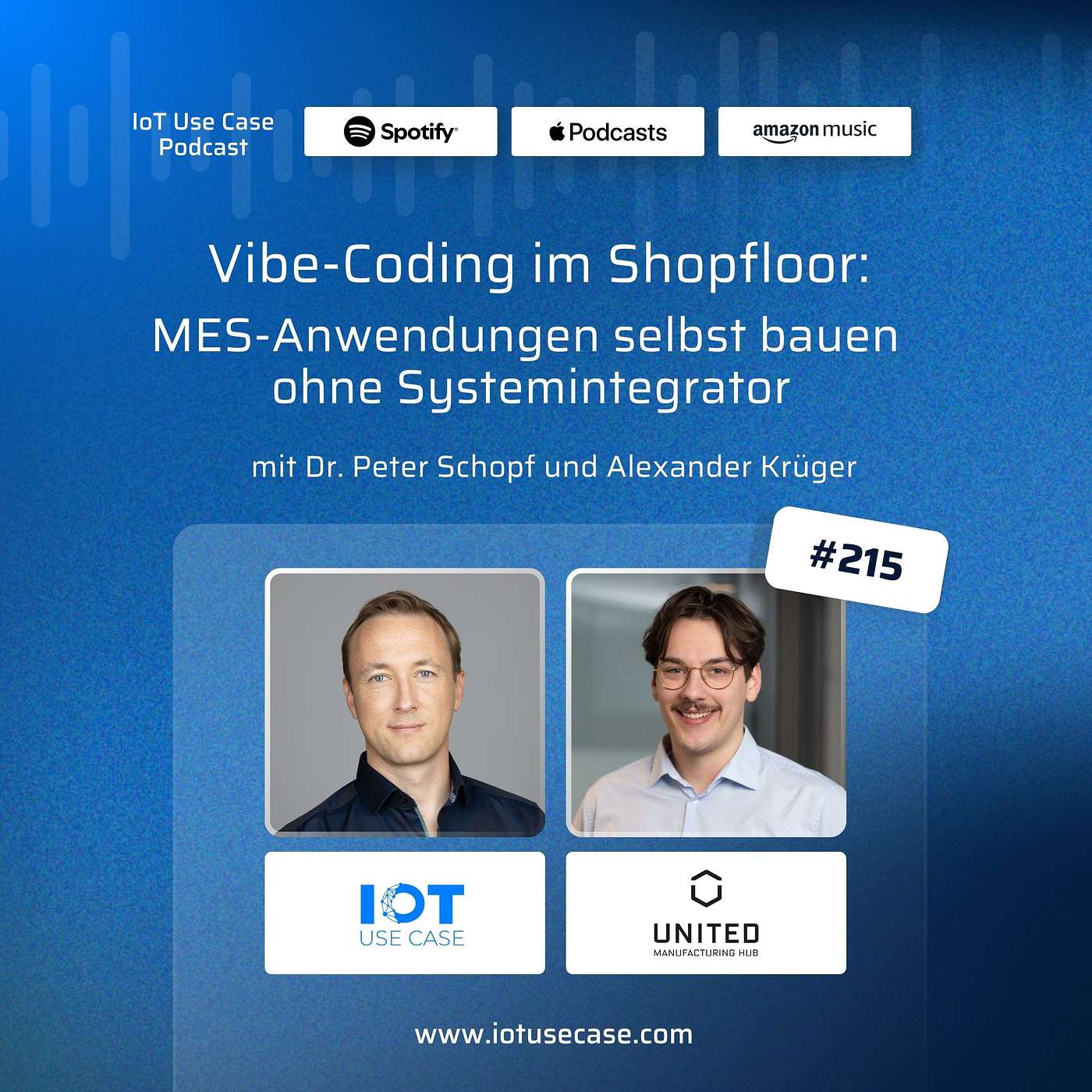 #215 | Vibe-Coding im Shopfloor: MES-Anwendungen selbst bauen ohne Systemintegrator | United Manufacturing Hub episode artwork