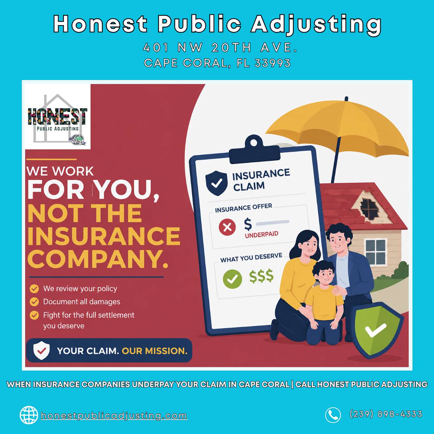 When Insurance Companies Underpay Your Claim in Cape Coral | Call Honest Public Adjusting episode artwork
