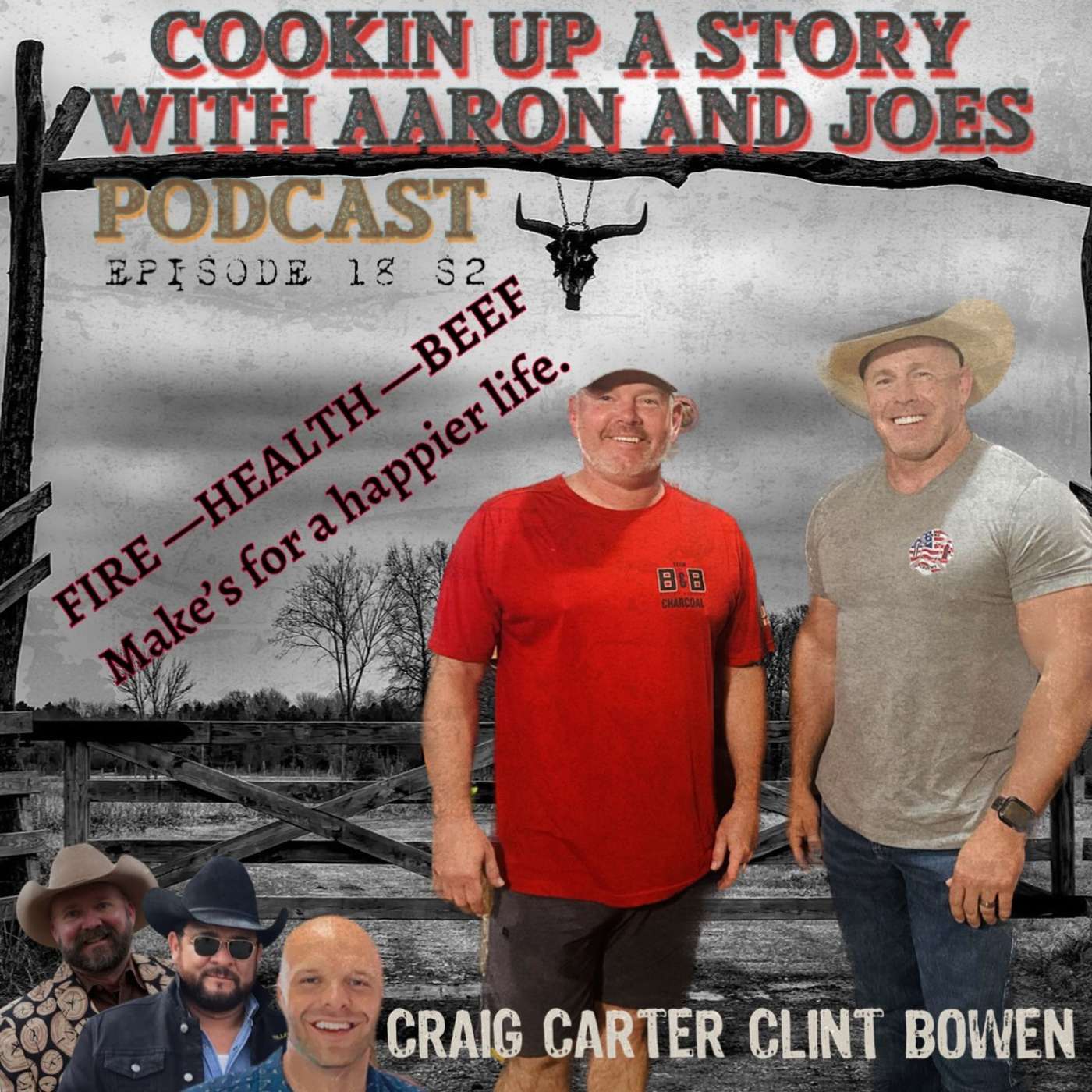 COOKIN' UP A STORY: FIRE-HEALTH-BEEF. Makes For a Happier Life episode artwork