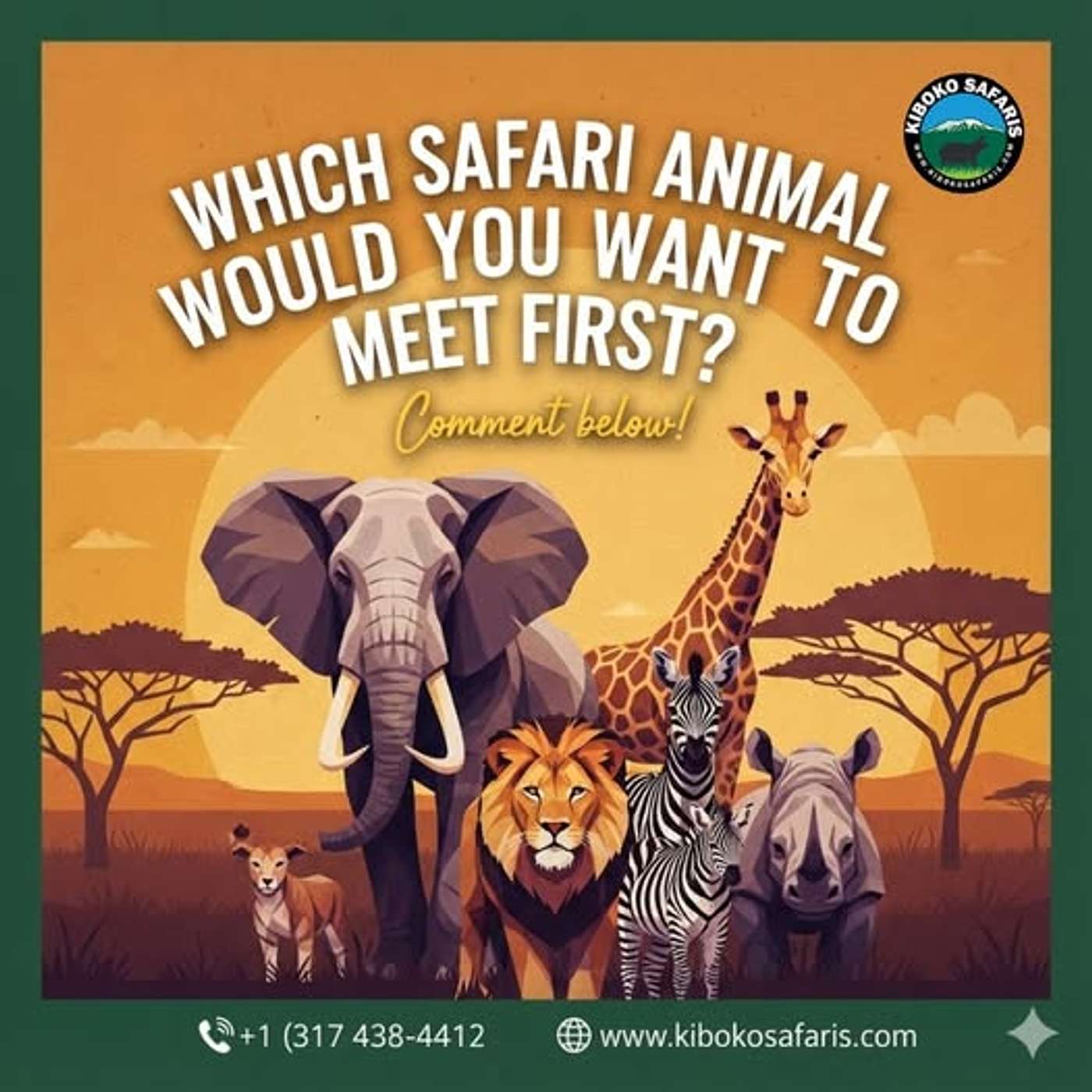 Which safari animal would you want to meet first? Comment below episode artwork