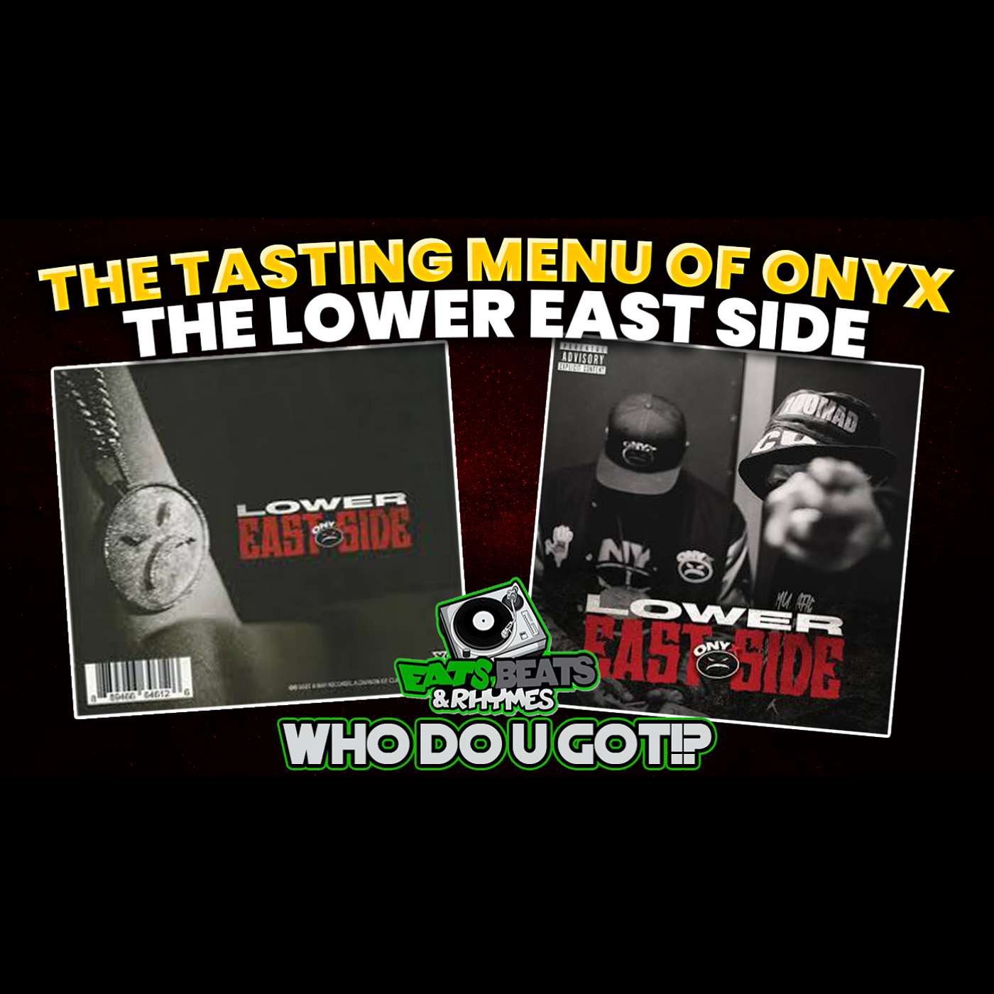 THE TASTING MENU OF.../ONYX - LOWER EAST SIDE / 1ST LISTEN & REACTION