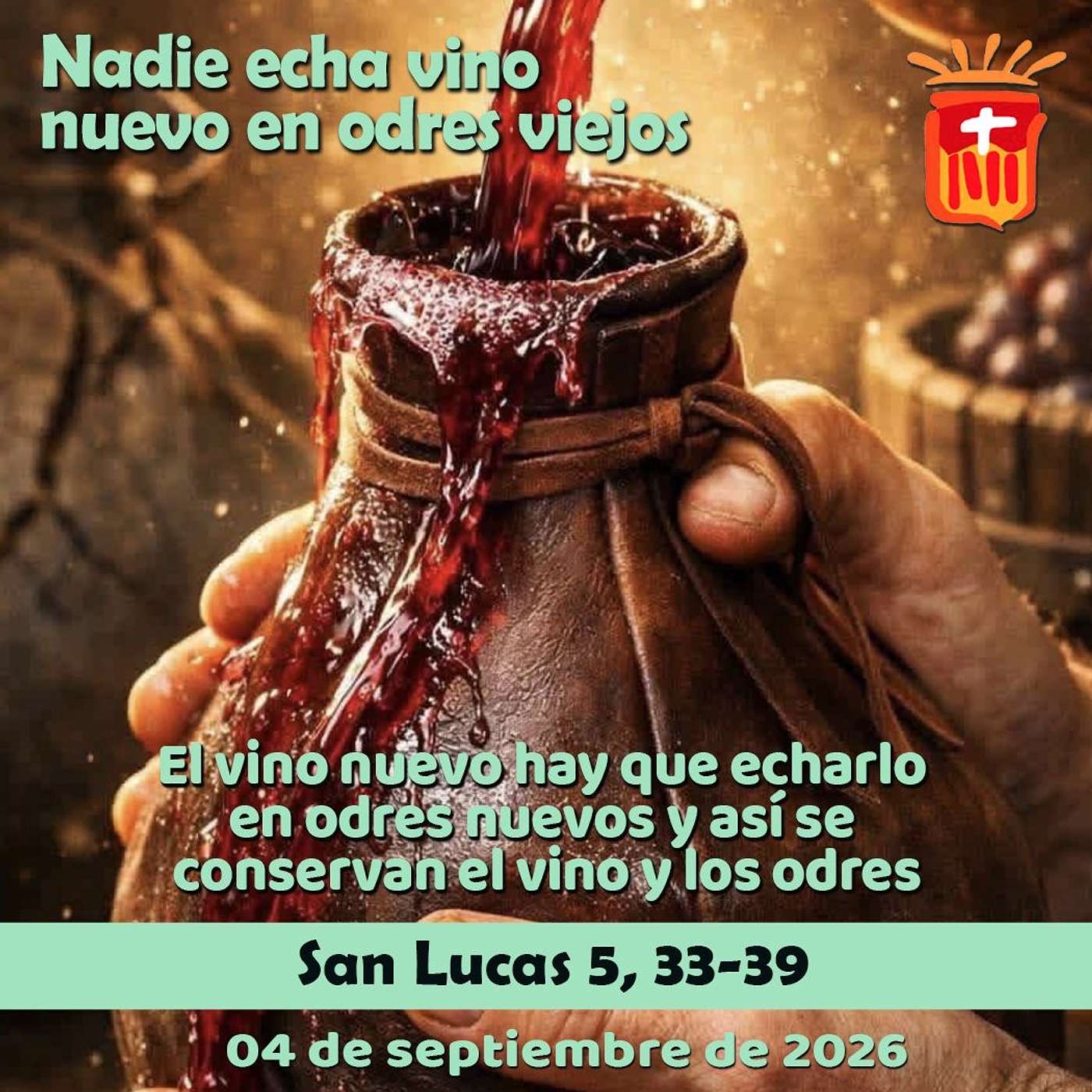 2026-09-04 San Lucas 5, 33-39: Viernes XXII Ordinario episode artwork