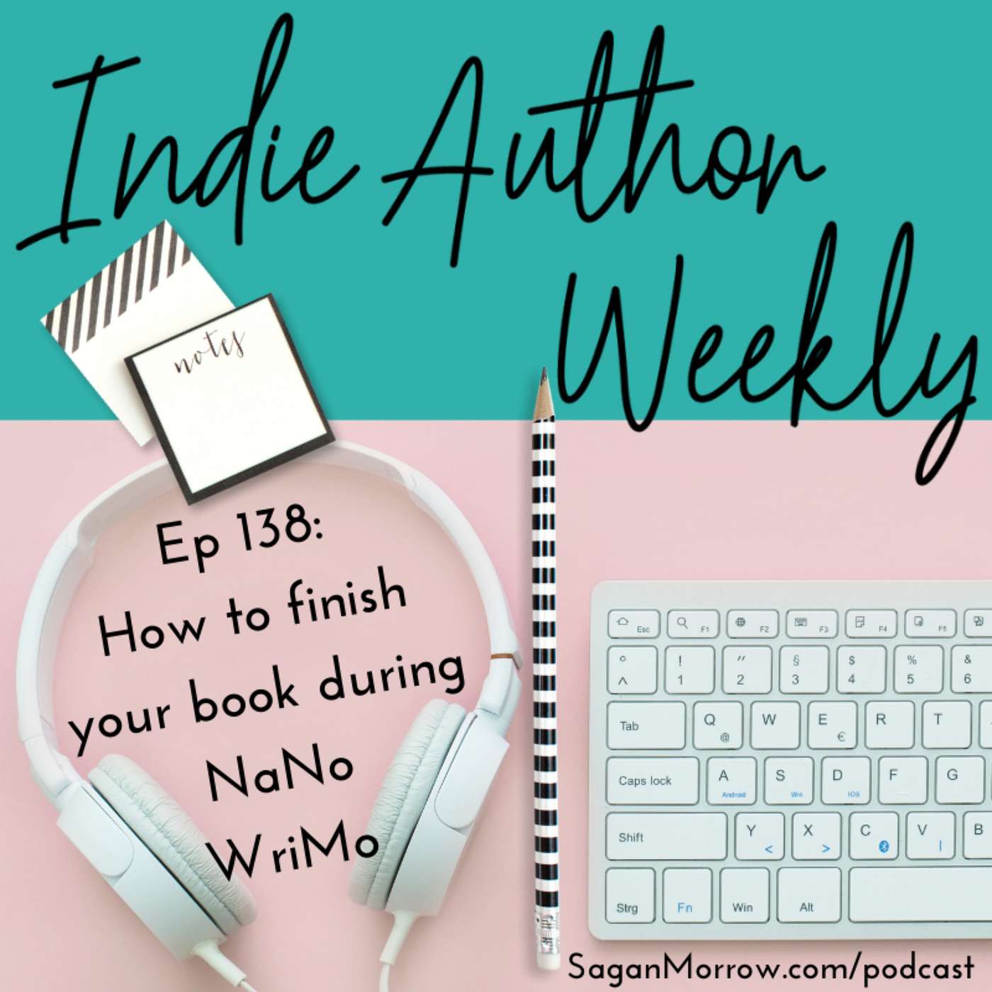 138: How to finish writing your book (NaNoWriMo tips—midway point!) episode artwork