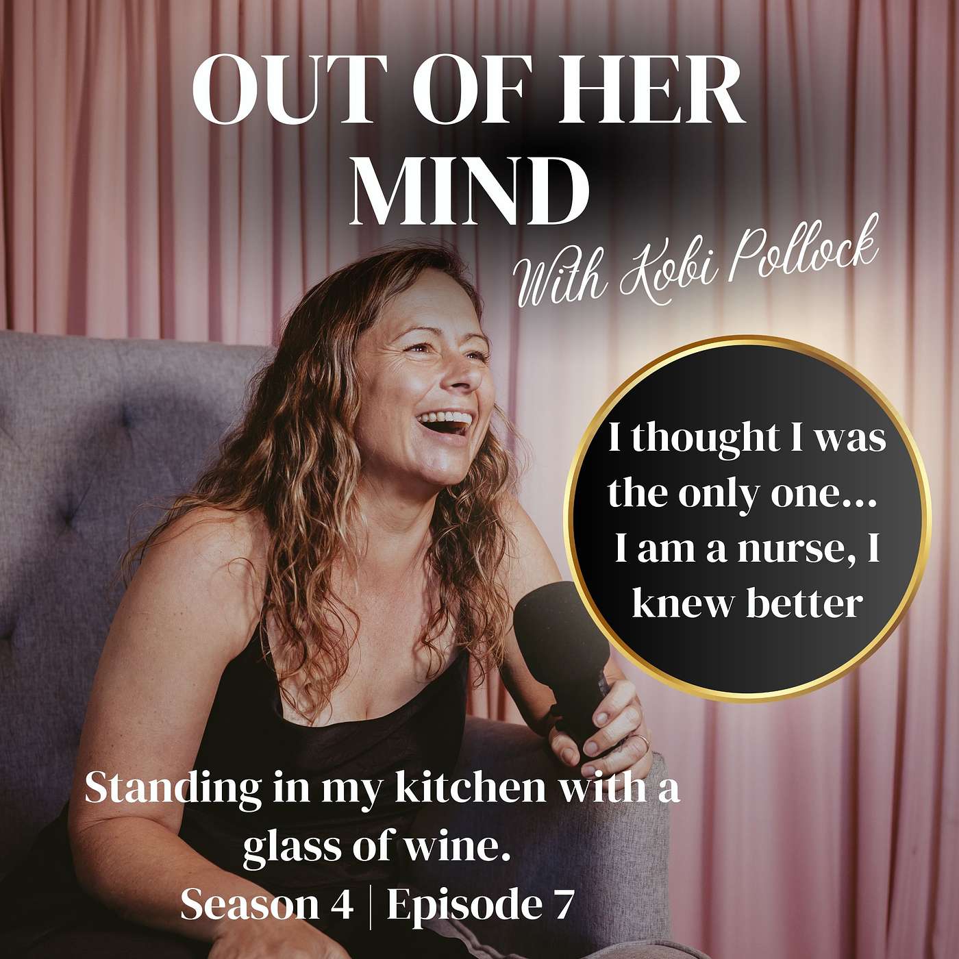 I thought I was the only one standing in my kitchen with a glass of wine. I am a nurse, I knew better, at the time I couldn’t save myself.