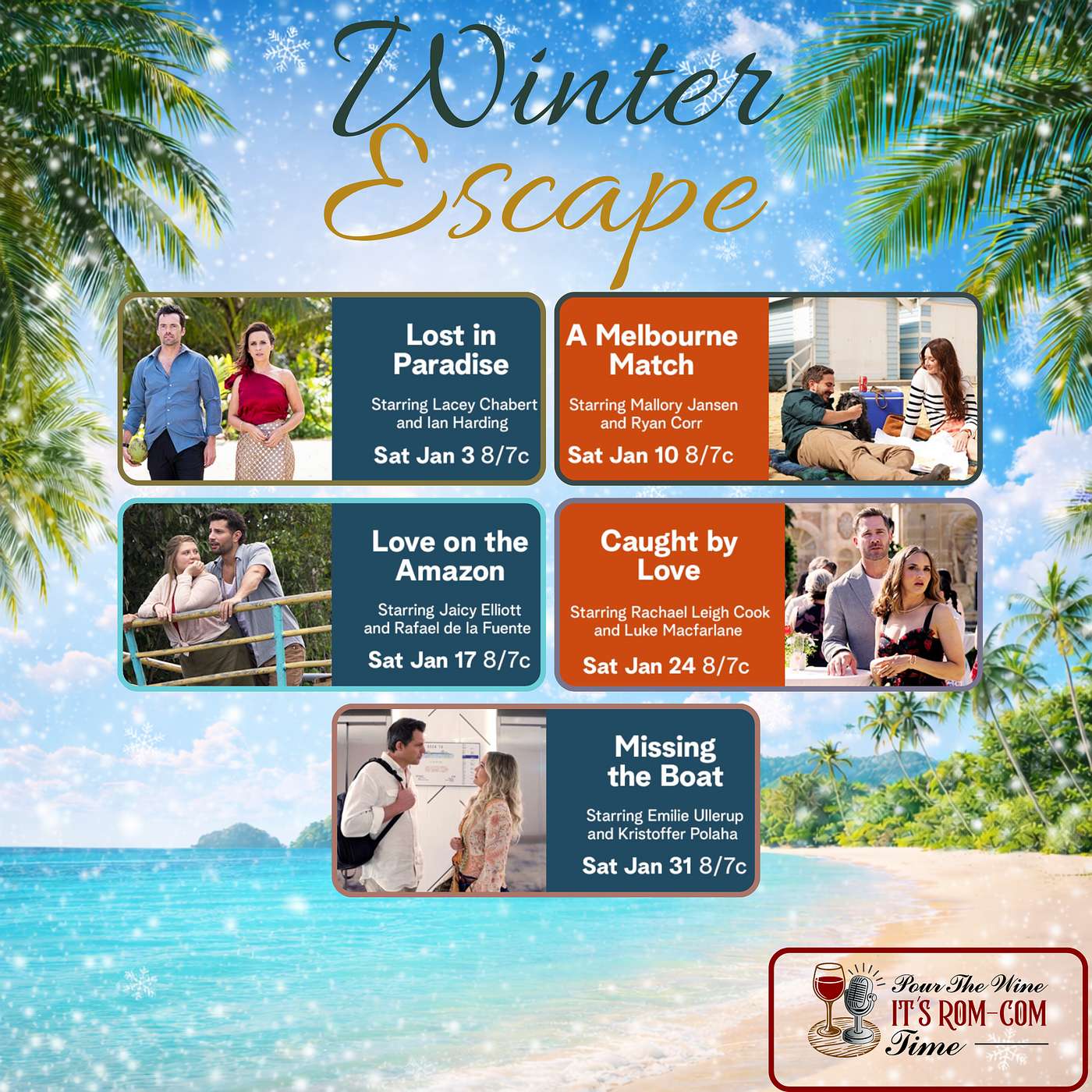 Hallmark's January 2026 Winter Escape Preview Hallmark's January 2026 Winter Escape Preview