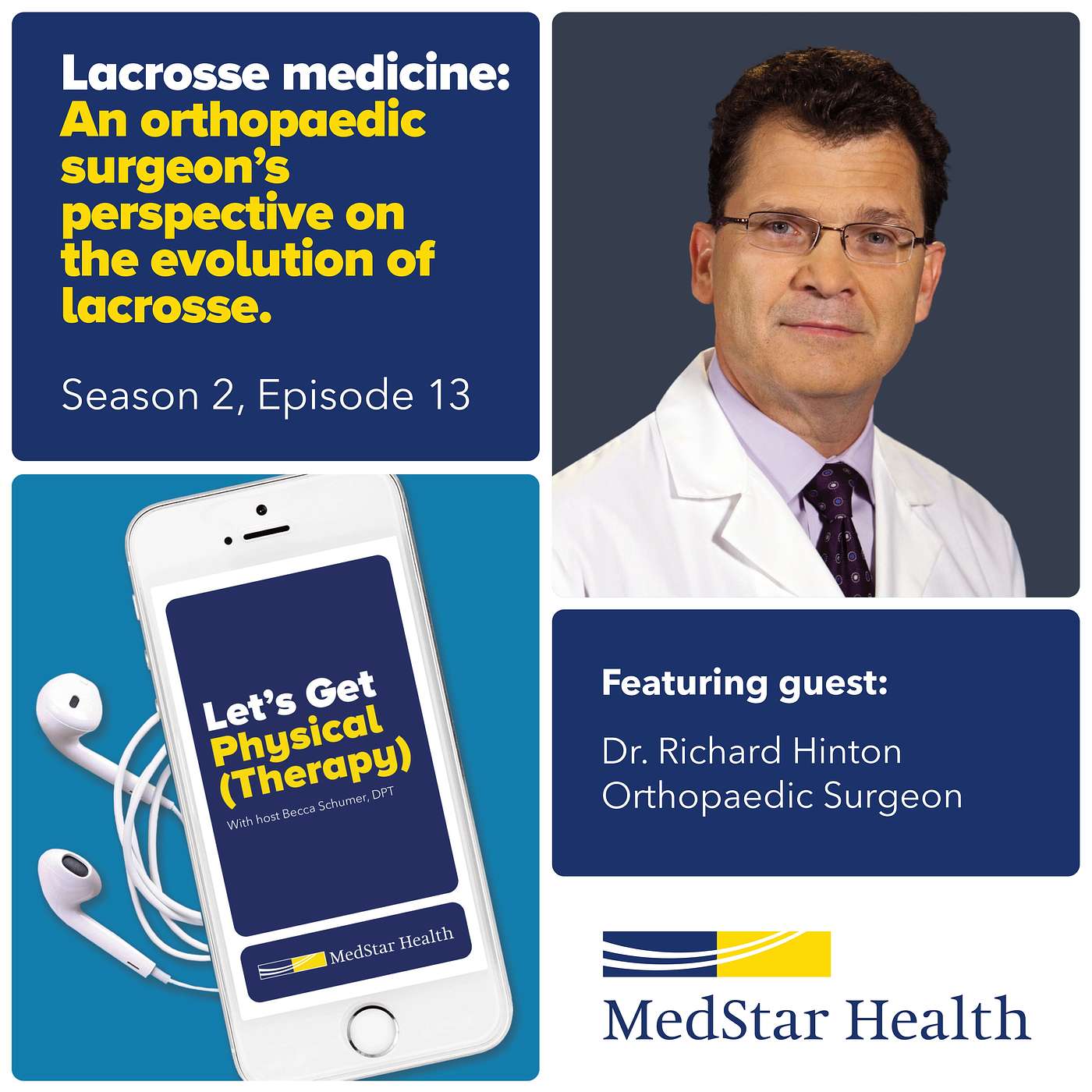 cover of episode Lacrosse Medicine: Orthopedic Surgeon's Perspective on Lacrosse and its Evolution with Dr. Hinton