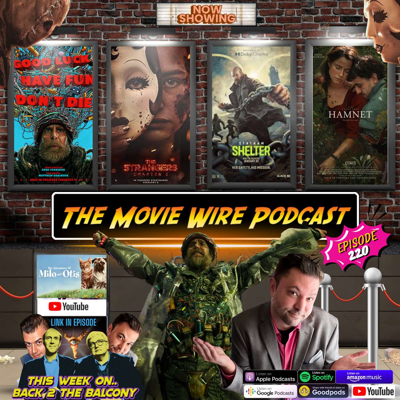 Episode 220 Reviews for: Good Luck, Have Fun, Don't Die -- The Strangers: Chapter 3 -- Shelter -- Hamnet