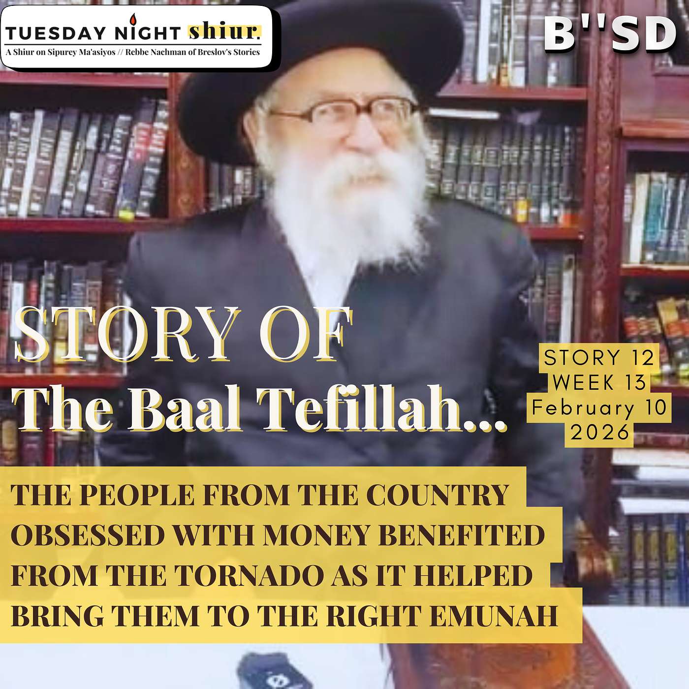 The People from the Country Obsessed with Money Benefited from the Tornado as it helped bring them to the Right Emunah | Story 12 , Week 13 | 2.10.26 episode artwork