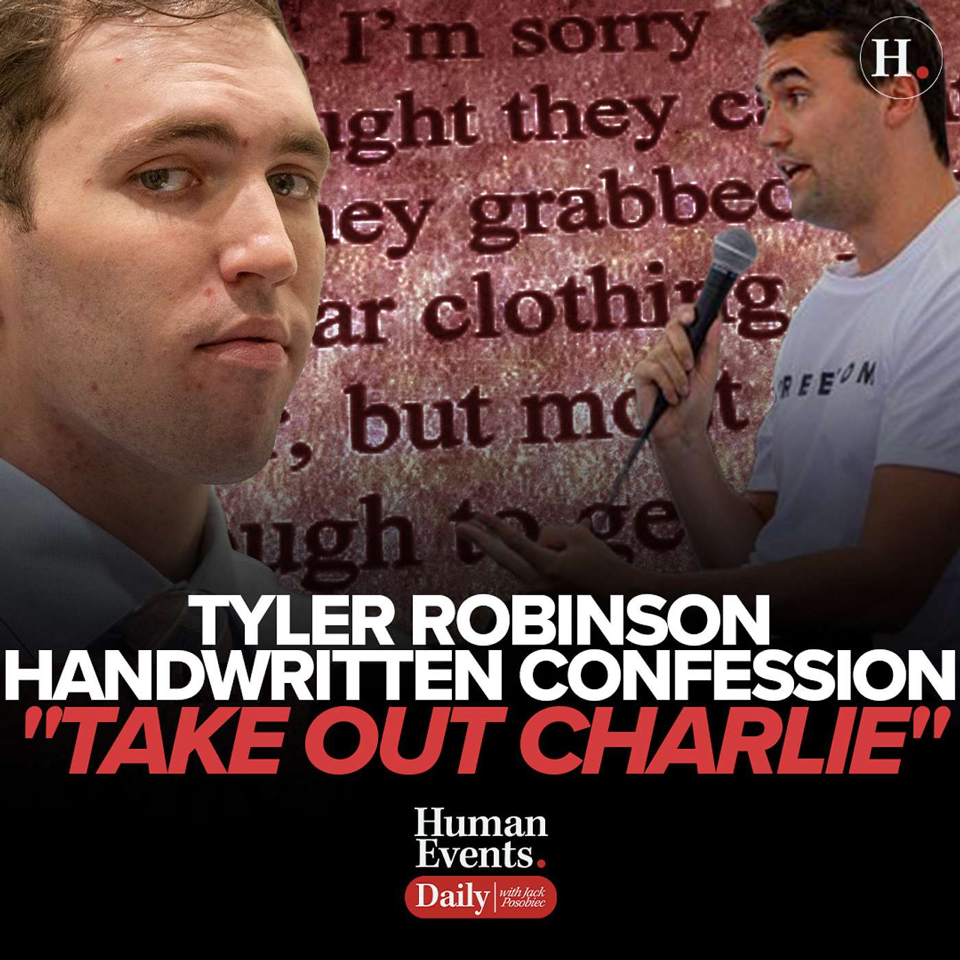 Tyler Robinson Handwritten Confession: "Take Out Charlie"