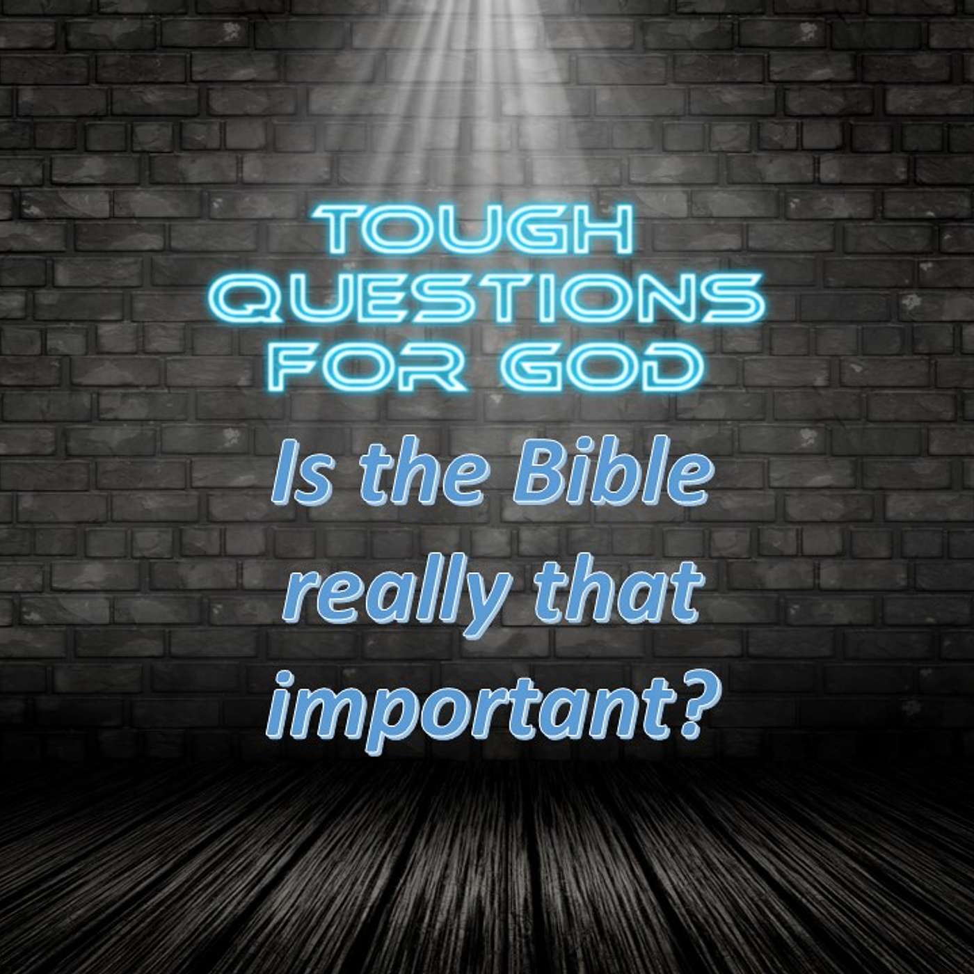Is the Bible really important, or not?